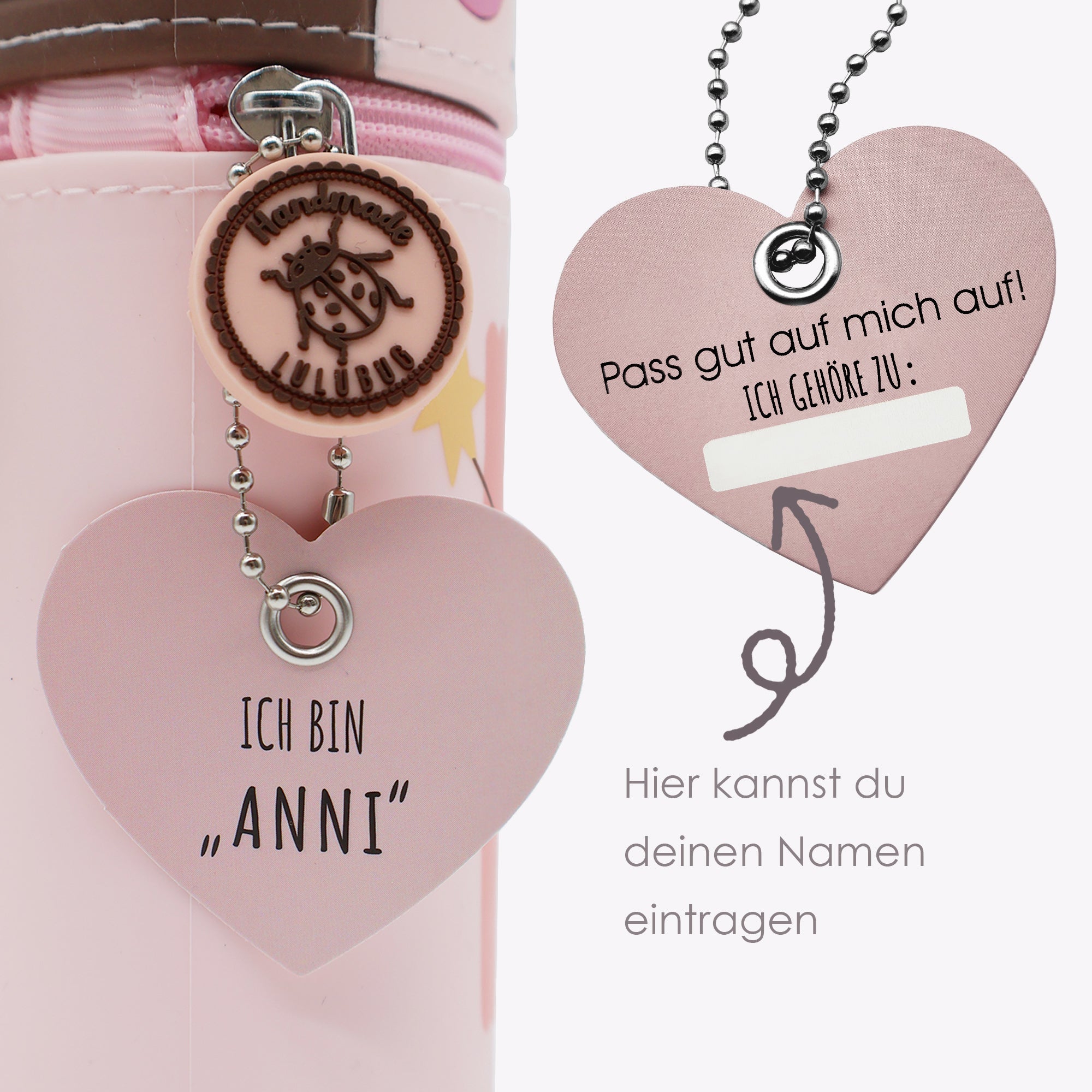 Lulubug lustiges Federmäppchen aus Silikon - Fee Anni Bell Trade - malmichmunt.com
