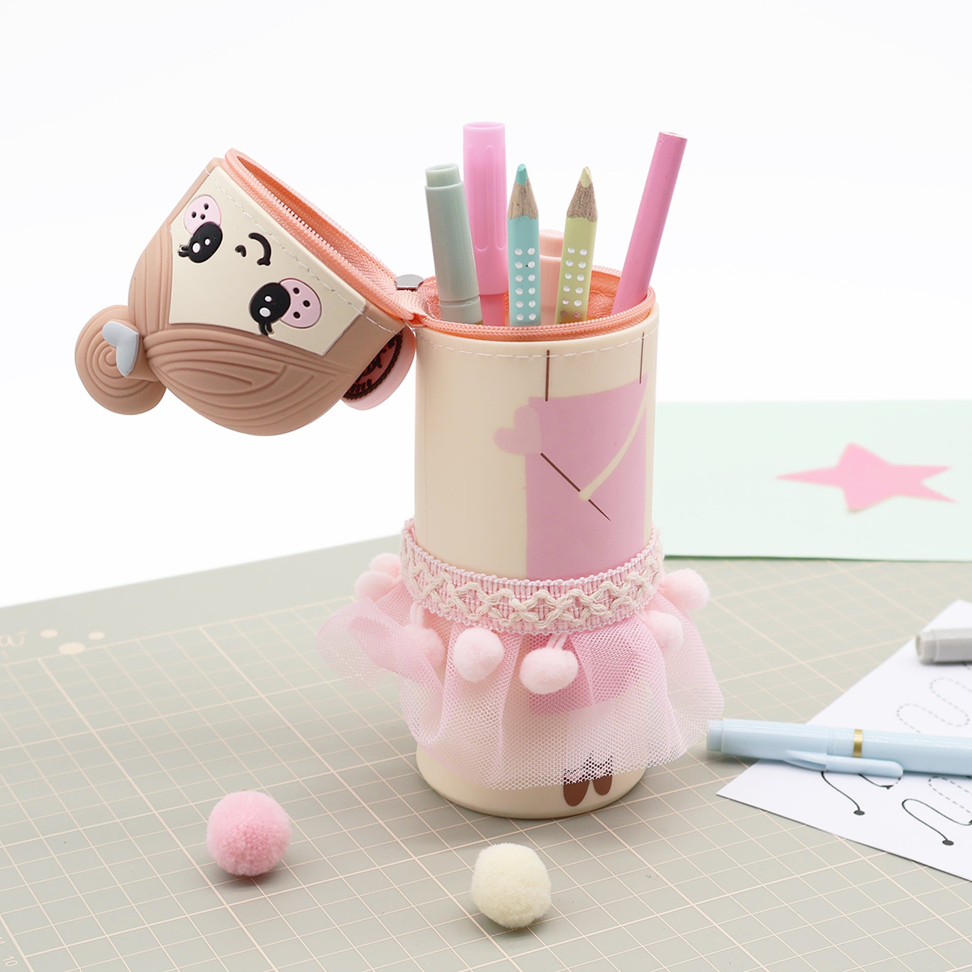 Lulubug lustiges Federmäppchen aus Silikon - Fee Sara Bell Trade - malmichmunt.com