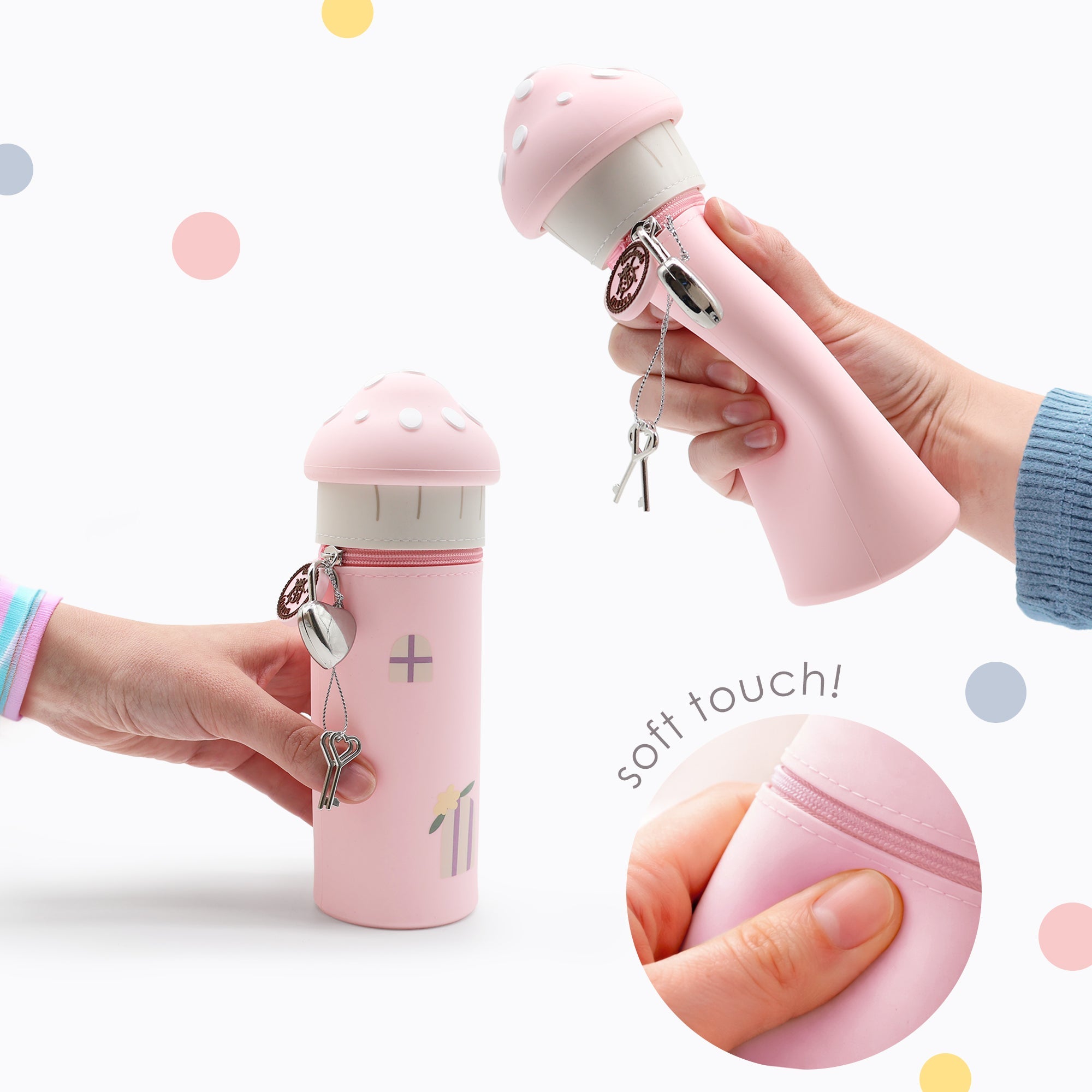 Lulubug lustiges Federmäppchen aus Silikon - Haus "Hüsli" Bell Trade - malmichmunt.com