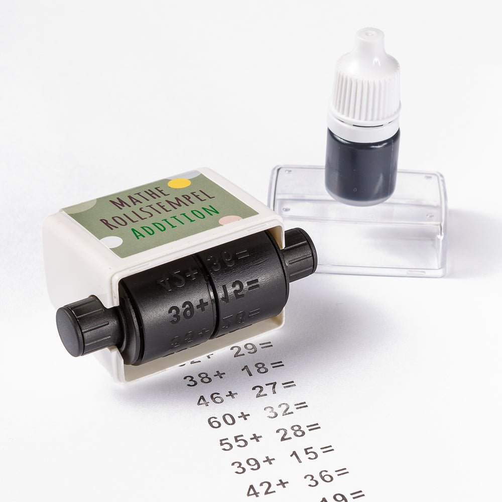 Lulubug Mathe Rollstempel "Addition" Bell Trade - malmichmunt.com