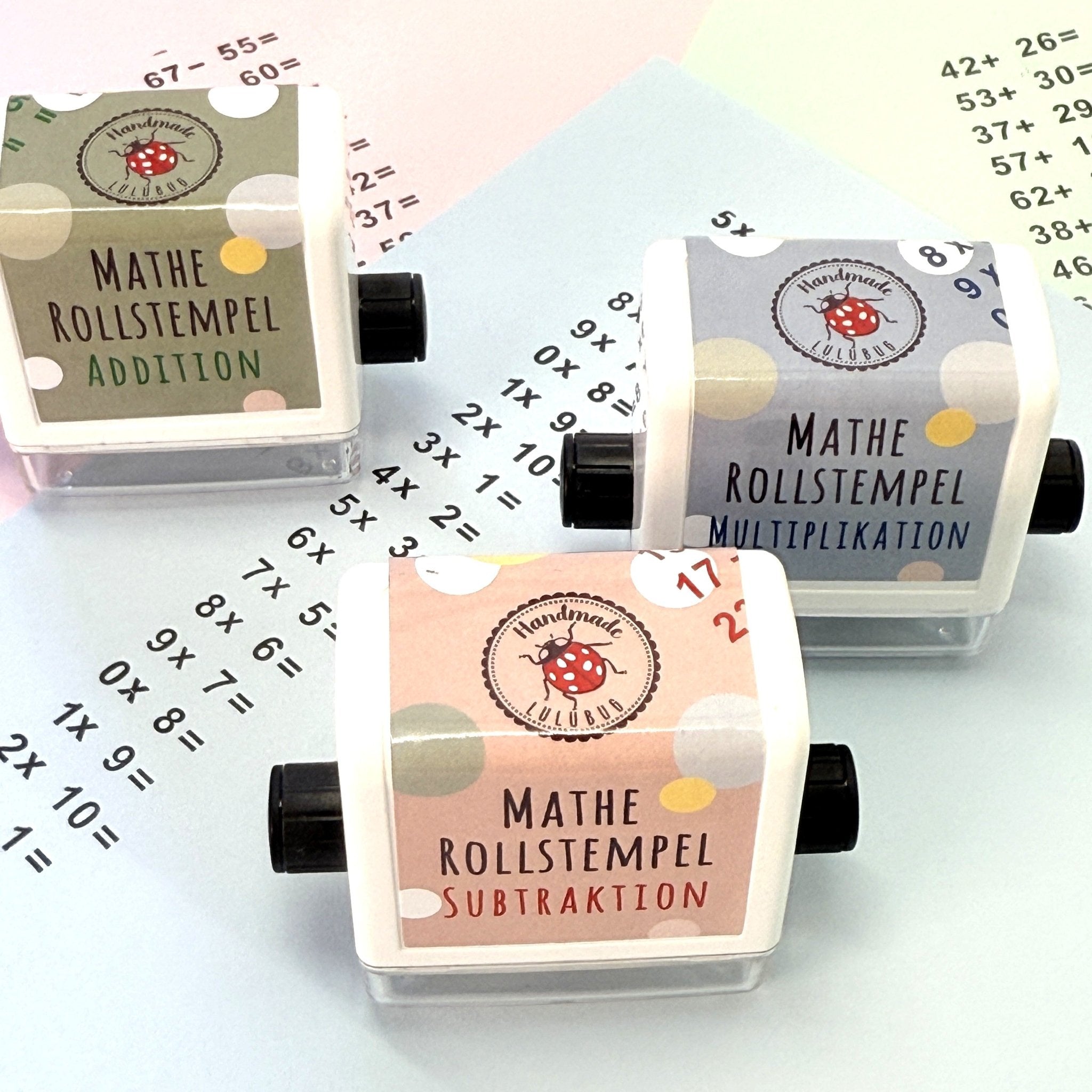 Lulubug Mathe - Stempel "Subtraktion" Bell Trade - malmichmunt.com