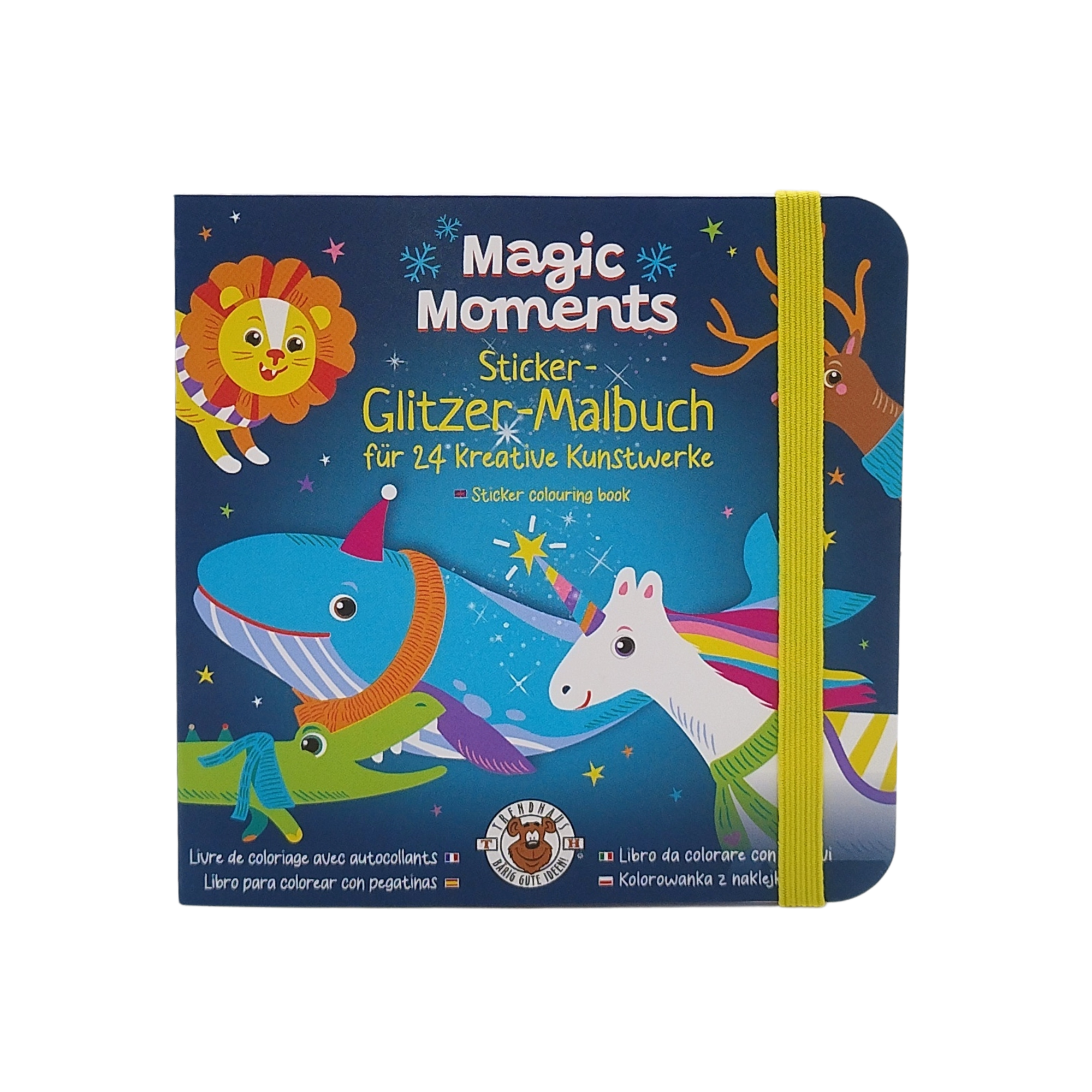 Magic Moments - Sticker Glitzer - Malbuch Trendhaus - malmichmunt.com