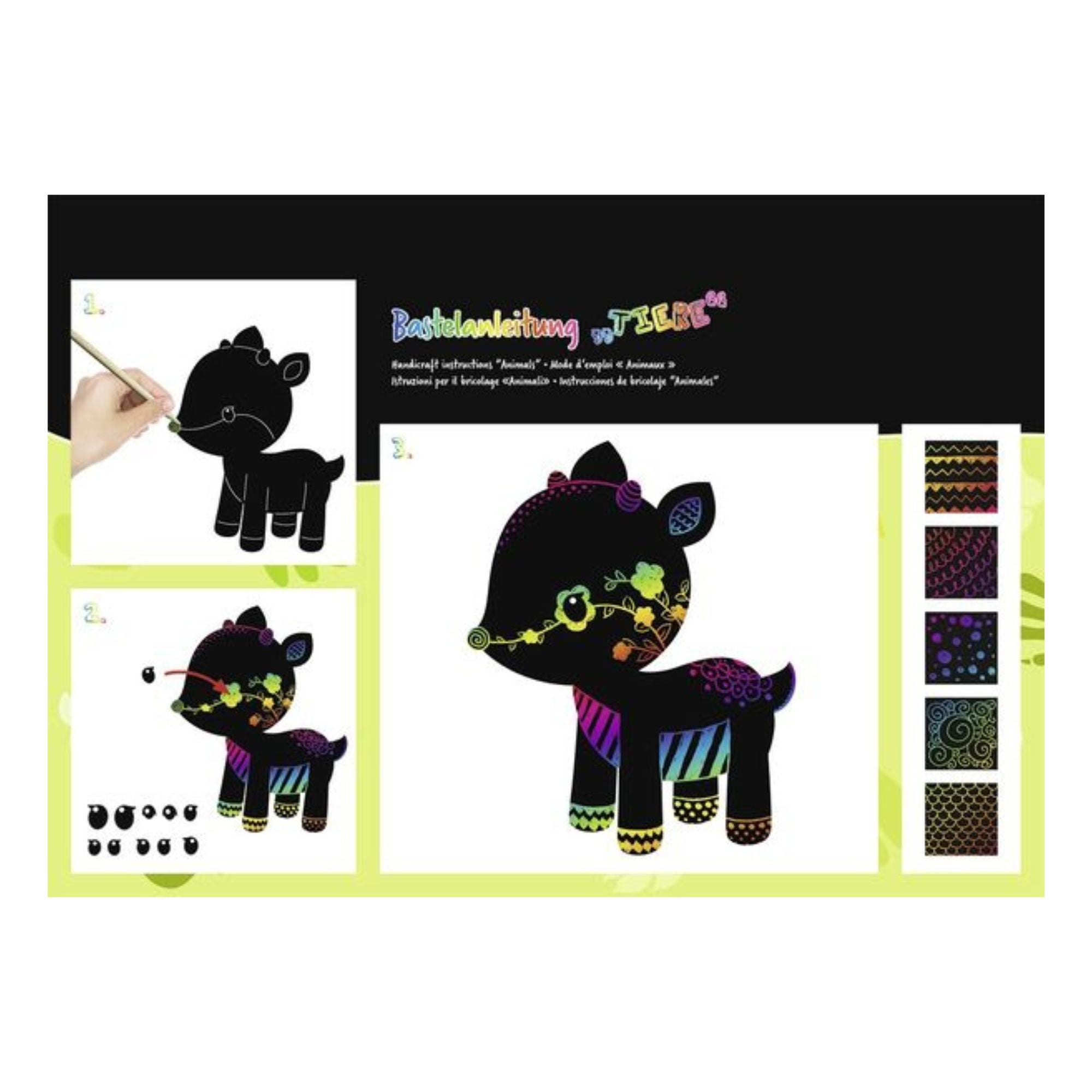 Magische Kratzel - Motive "Tiere" Ursus - malmichmunt.com