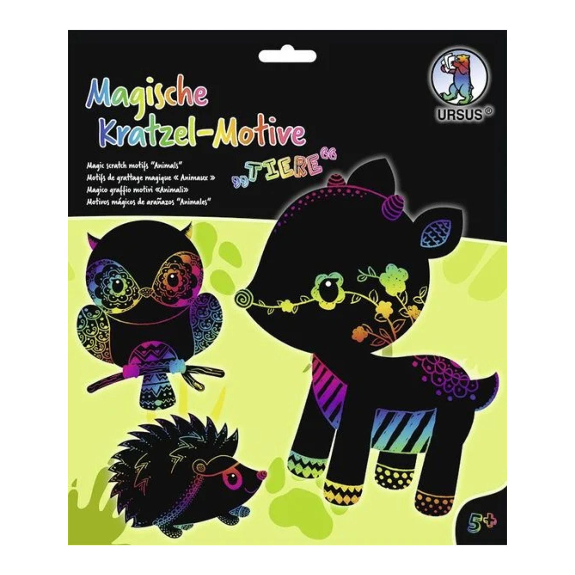 Magische Kratzel - Motive "Tiere" Ursus - malmichmunt.com