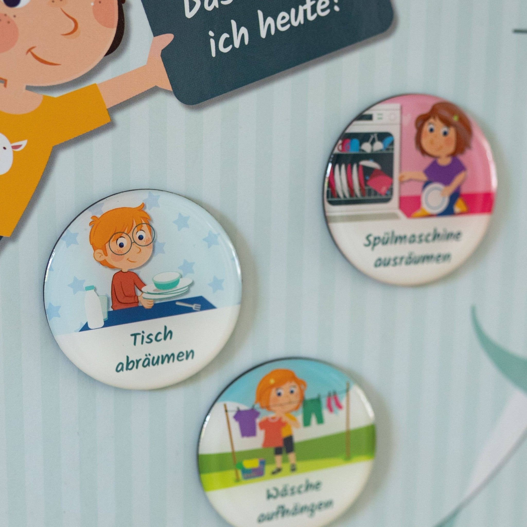 Magnet - Erweiterungs - Set "Kleine Helfer" Papierdrachen - malmichmunt.com