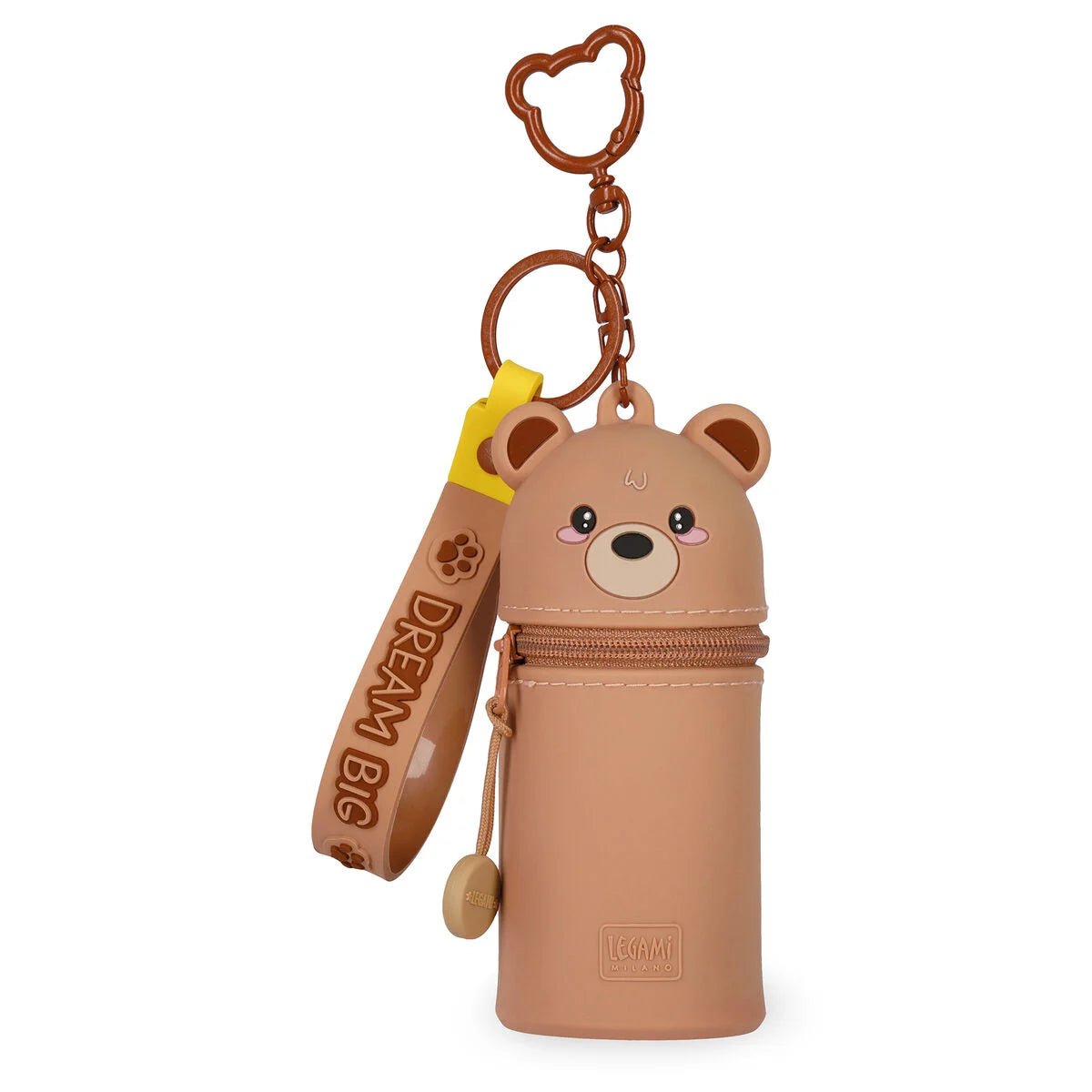 Mini Kawaii Münztasche mit Schlüsselanhänger - Teddy Legami - malmichmunt.com