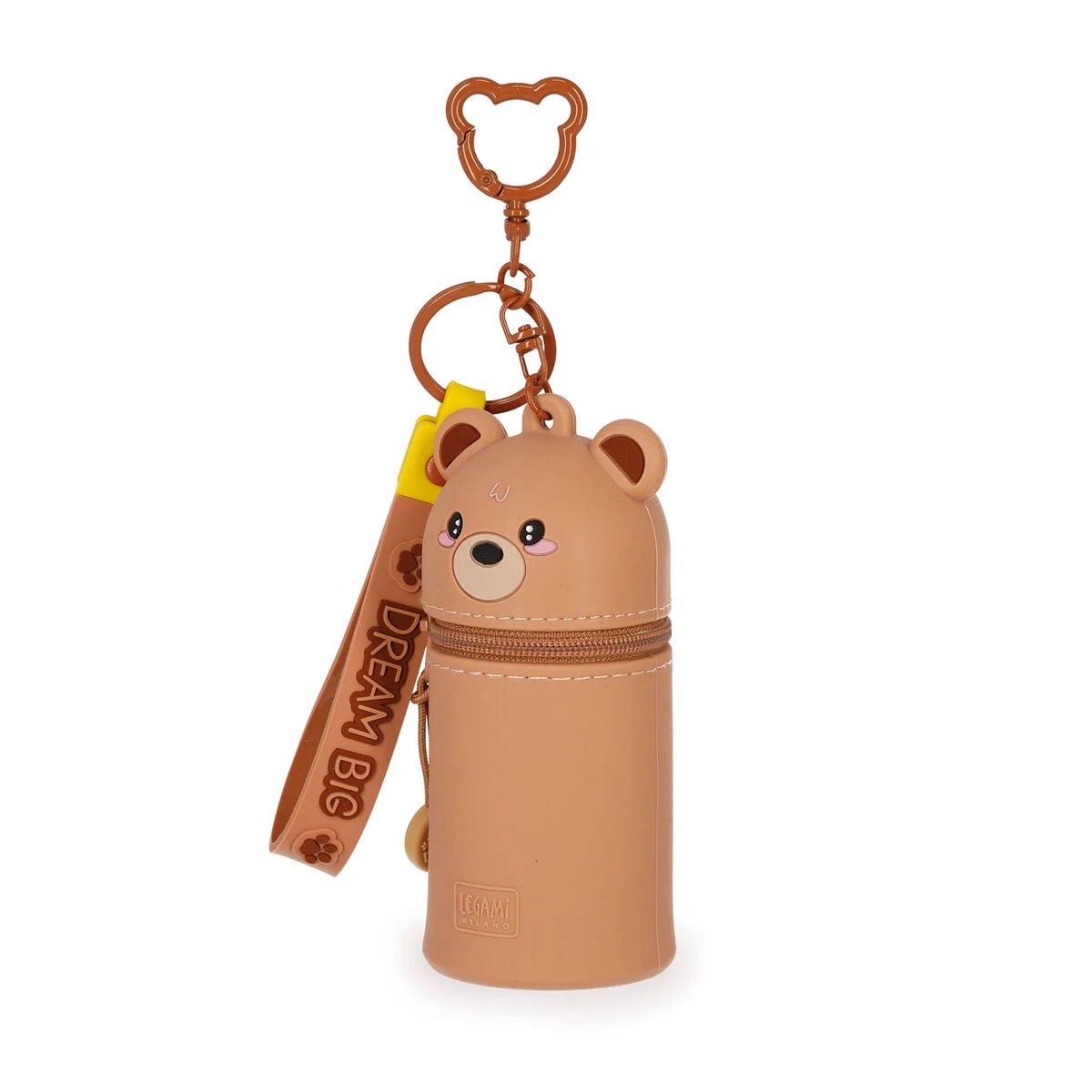 Mini Kawaii Münztasche mit Schlüsselanhänger - Teddy Legami - malmichmunt.com