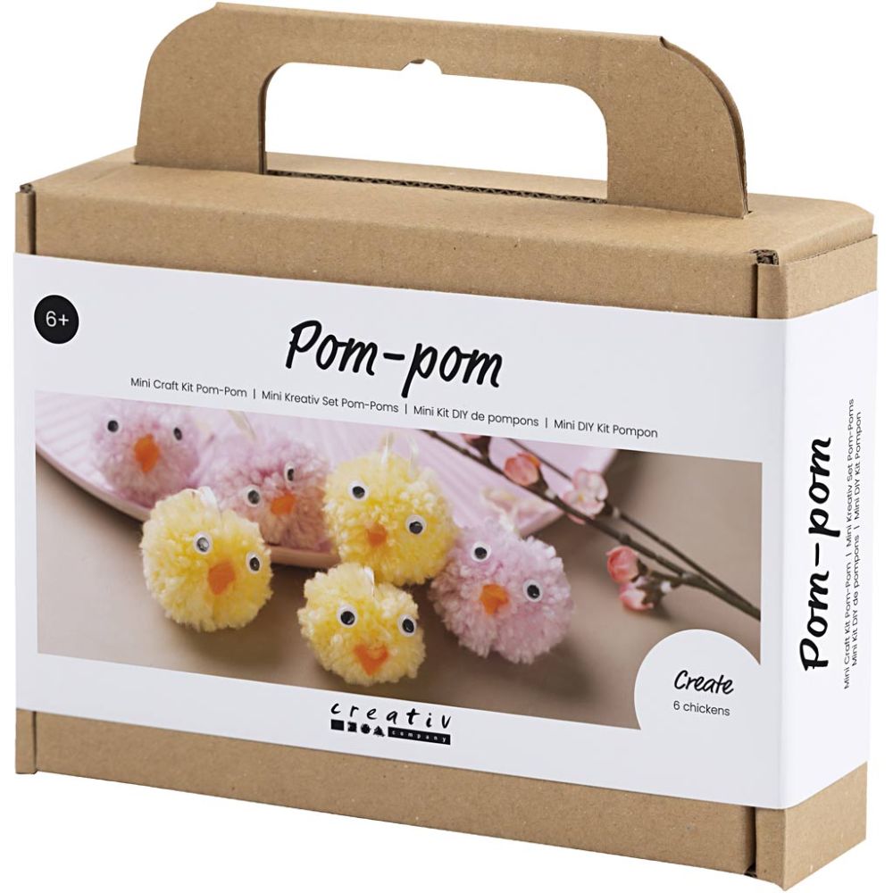 Mini Kreativ Set Pompons – Süße Küken selber basteln Creativ Company - malmichmunt.com