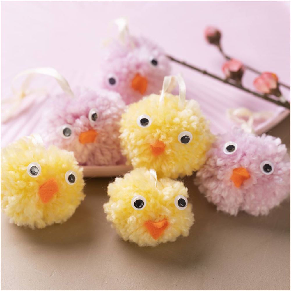Mini Kreativ Set Pompons – Süße Küken selber basteln Creativ Company - malmichmunt.com