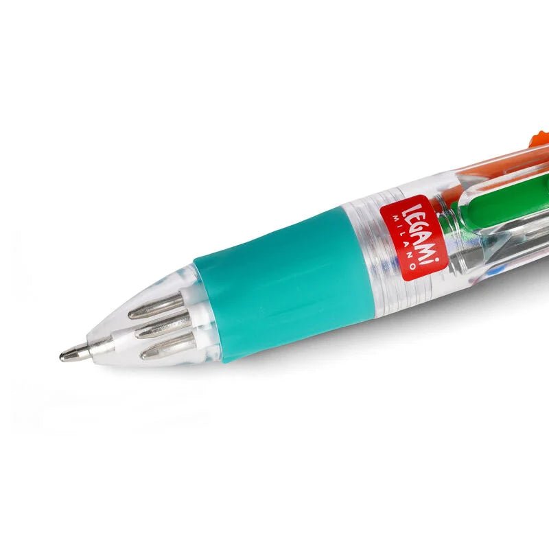 Mini-Kugelschreiber mit 4 Farben - Dino - malmichmunt.com