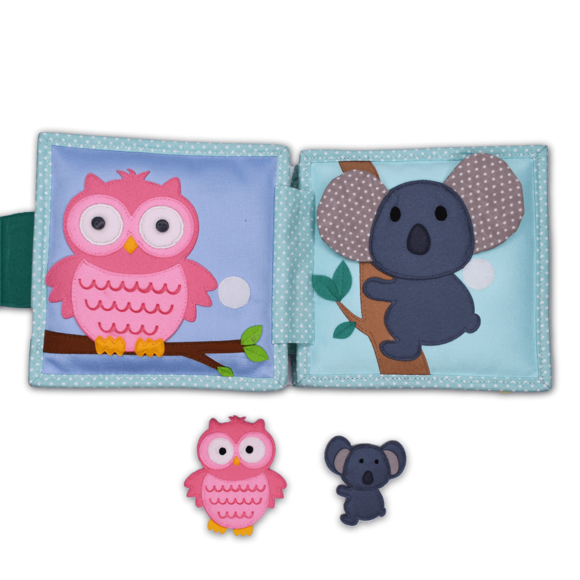 Mini Quiet Book "Jolly Jungle" (ab 18 Monaten) Jolly Designs - malmichmunt.com