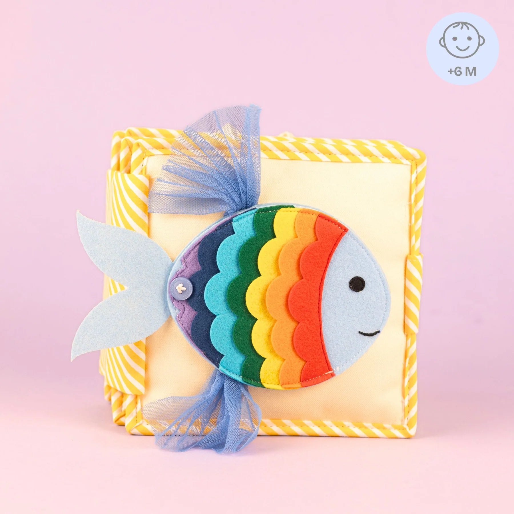 Mini Quiet Book "Kleine Buntschuppe" (ab 6 Monate) Jolly Designs - malmichmunt.com