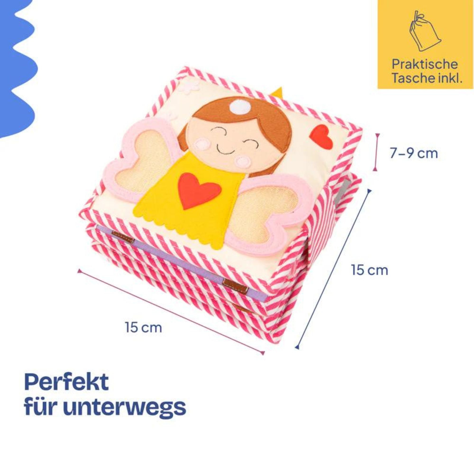 Mini Quiet Book "Kleine Prinzessin" Jolly Designs - malmichmunt.com