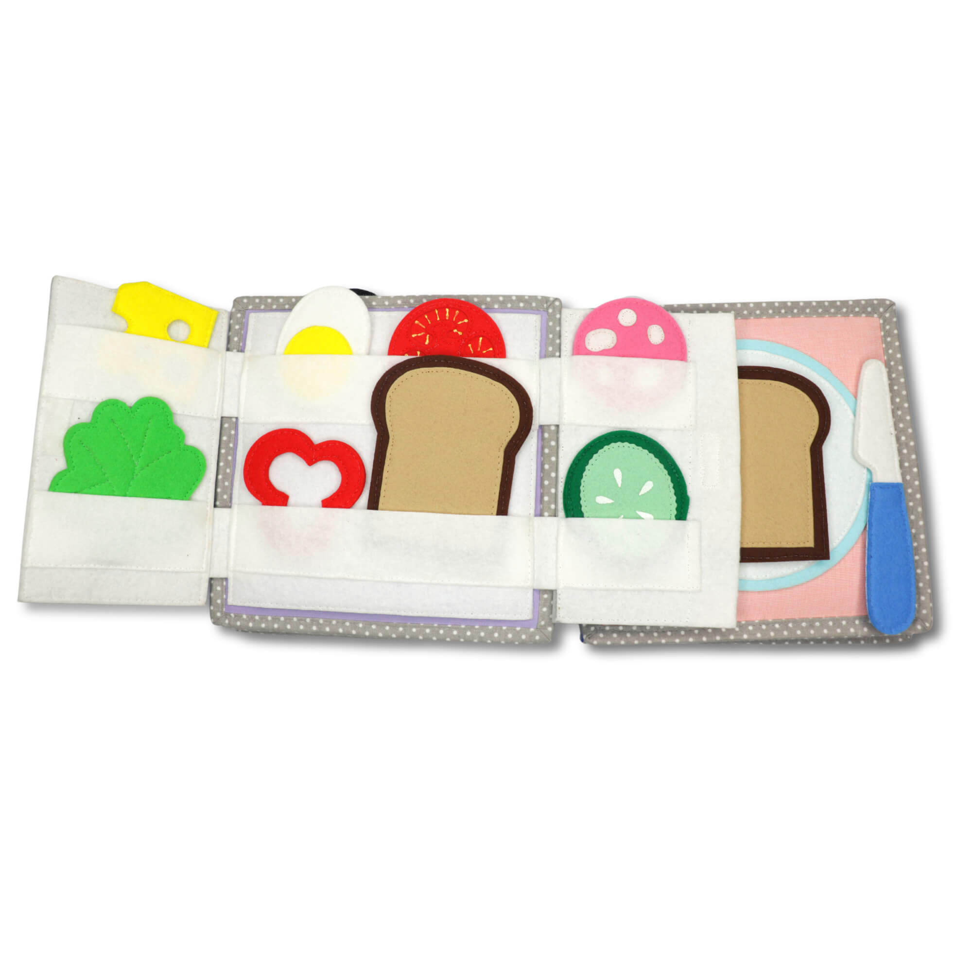Mini Quiet Book "Kleiner Pilot" (ab 3 Jahren) Jolly Designs - malmichmunt.com