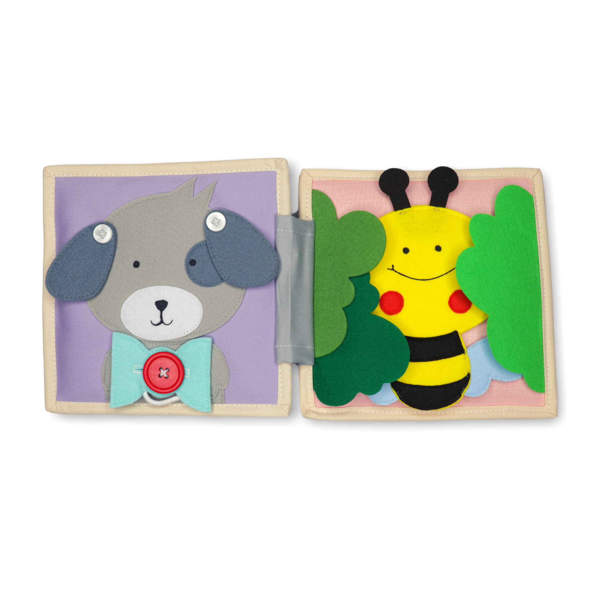 Mini Quiet Book "Magischer Vogel" (ab 18 Monate) Jolly Designs - malmichmunt.com