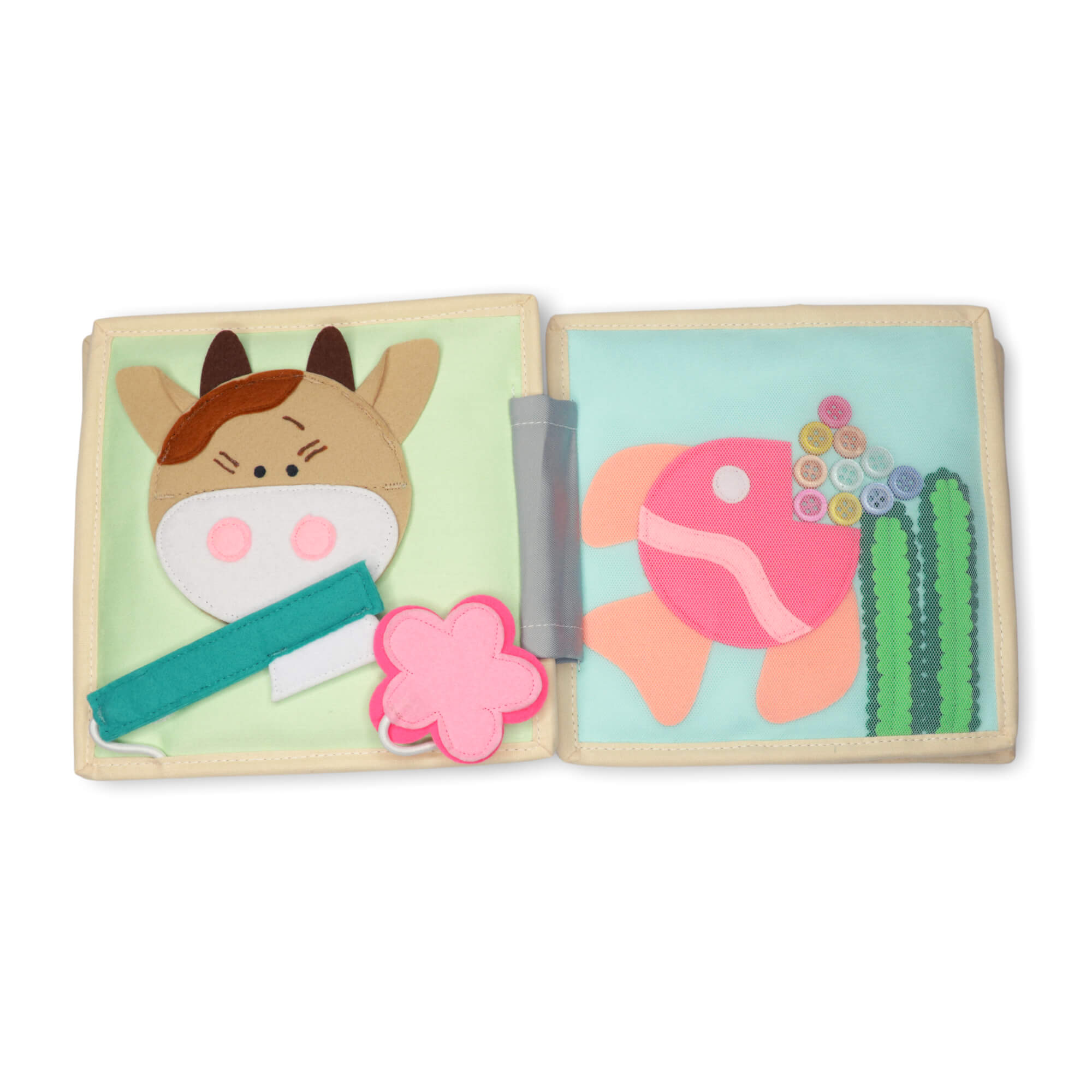 Mini Quiet Book "Magischer Vogel" (ab 18 Monate) Jolly Designs - malmichmunt.com