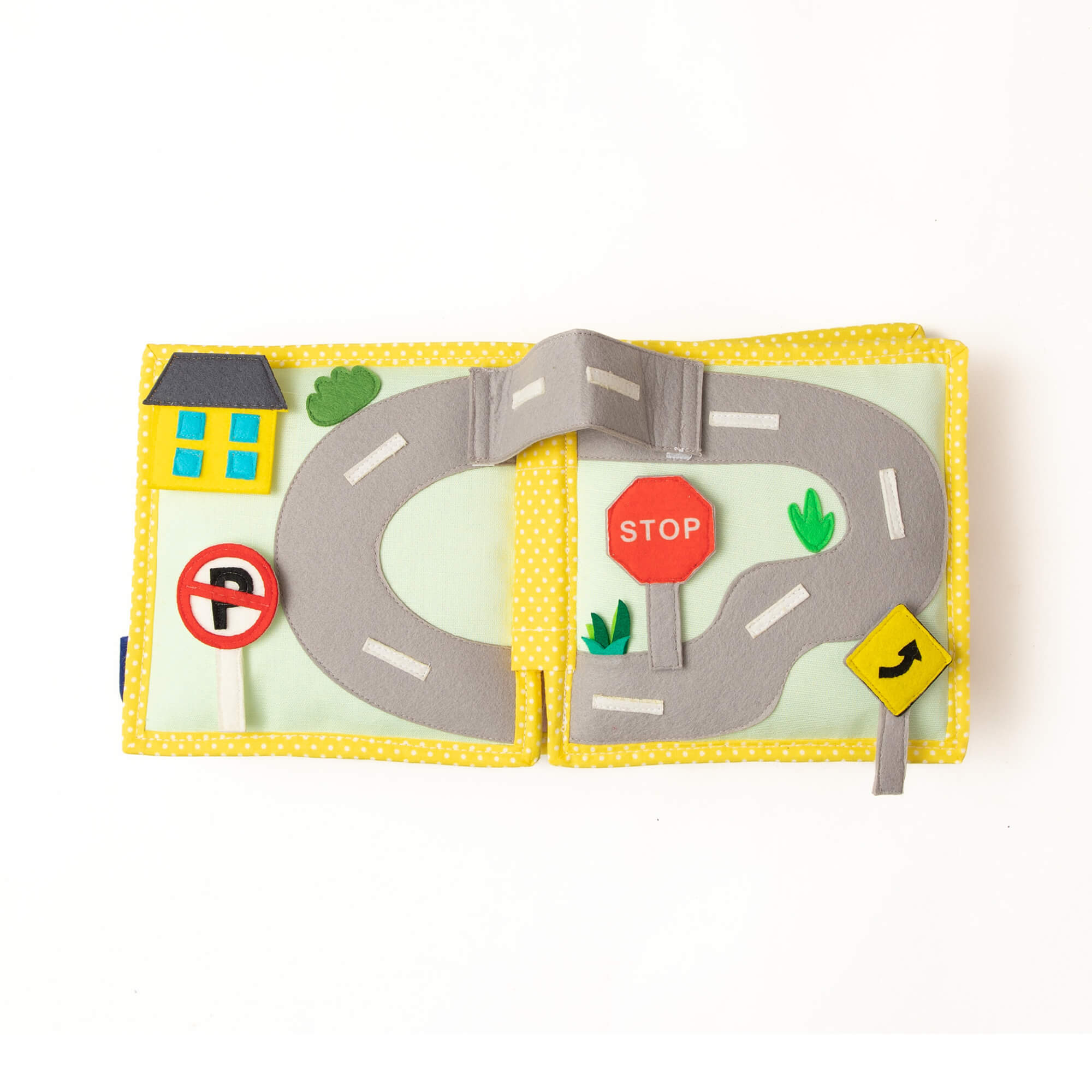 Mini Quiet Book "Mein erster Bagger" (ab 18 Monaten) Jolly Designs - malmichmunt.com