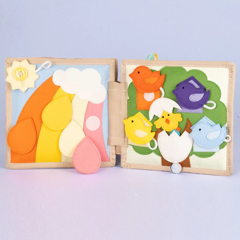 Mini Quiet Book "Montessori Baby" Jolly Designs - malmichmunt.com