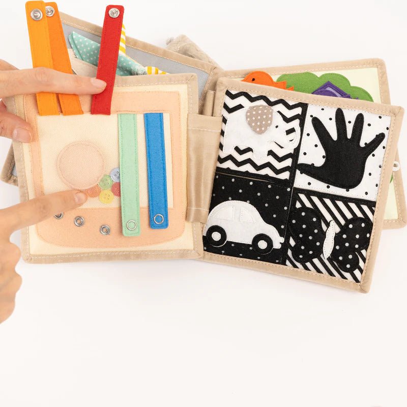 Mini Quiet Book "Montessori Baby" Jolly Designs - malmichmunt.com
