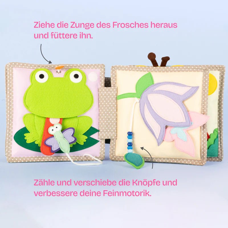 Mini Quiet Book "Schillernder Papagei" Jolly Designs - malmichmunt.com