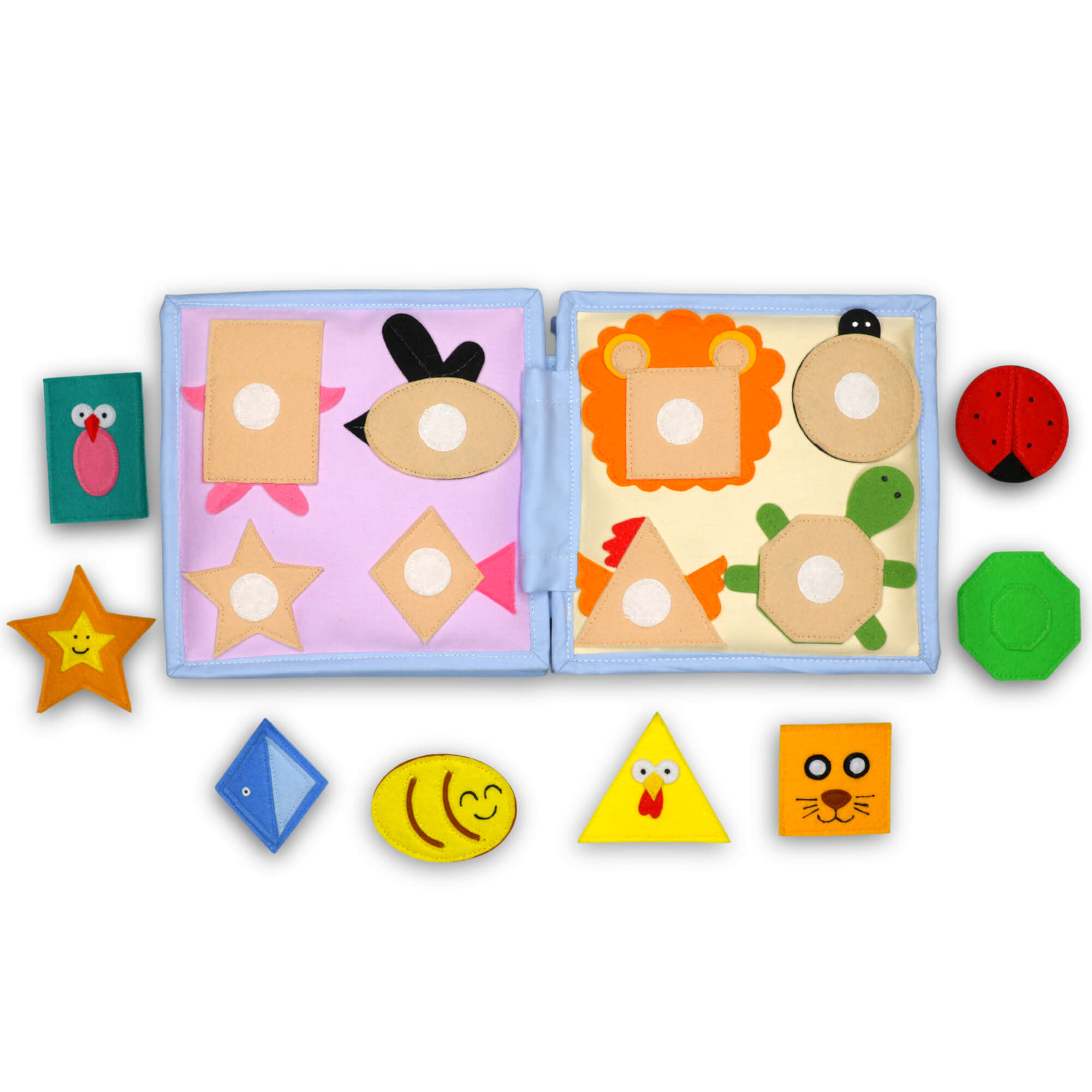 Mini Quiet Book "Sonnenschein" (ab 18 Monaten) Jolly Designs - malmichmunt.com