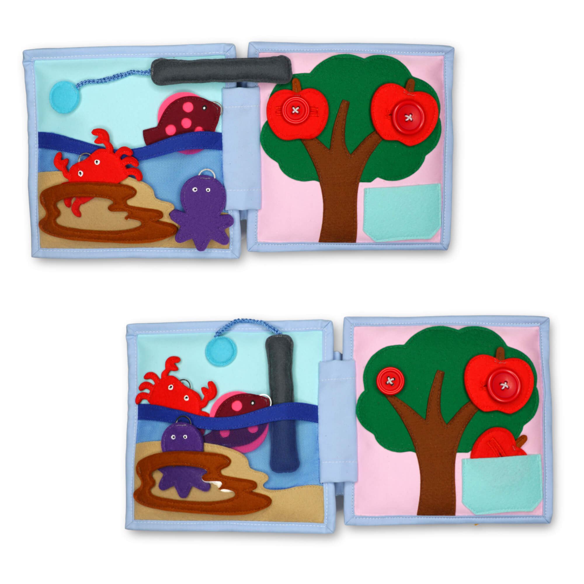Mini Quiet Book "Sonnenschein" (ab 18 Monaten) Jolly Designs - malmichmunt.com