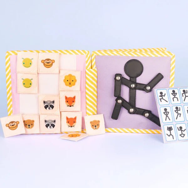 Mini Quiet Book "Spielewelt" (ab 3 Jahren) Jolly Designs - malmichmunt.com