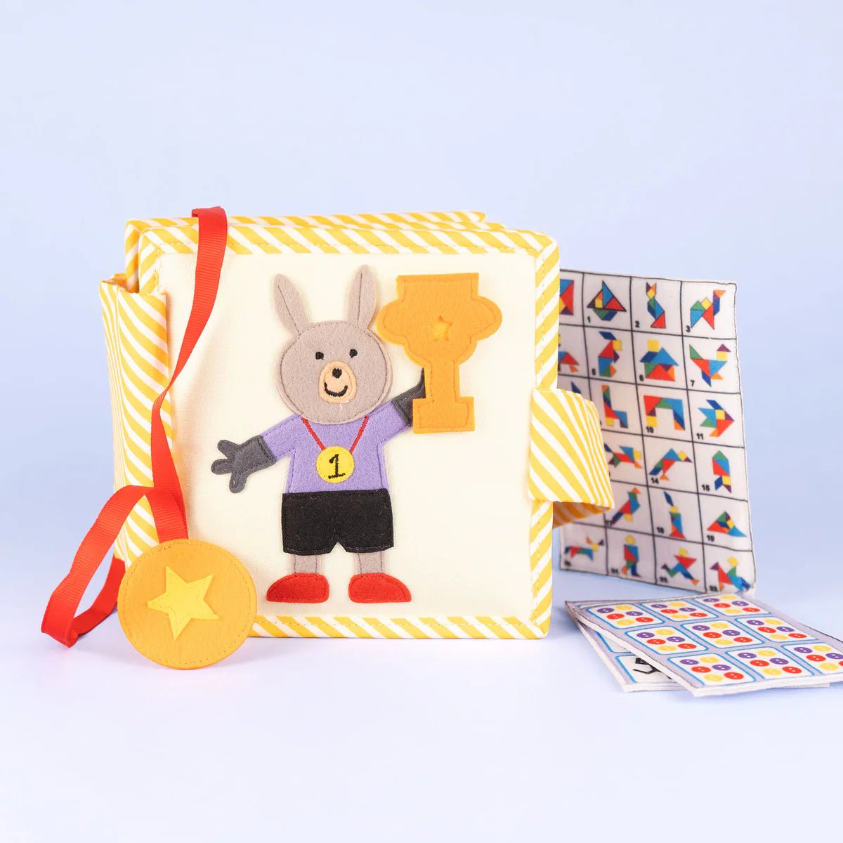 Mini Quiet Book "Spielewelt" (ab 3 Jahren) Jolly Designs - malmichmunt.com