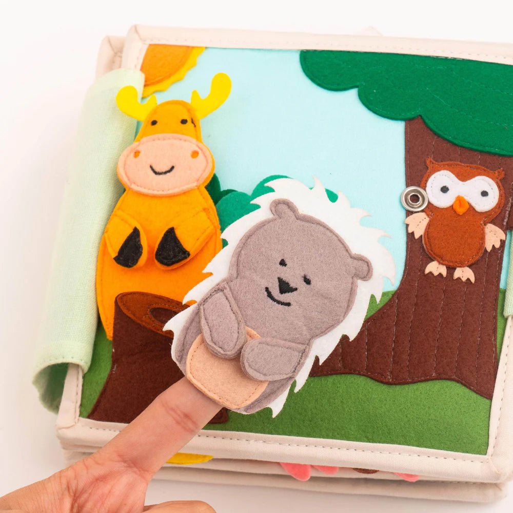 Mini Quiet Book "Tierfreunde" (ab 4 Monaten) Jolly Designs - malmichmunt.com