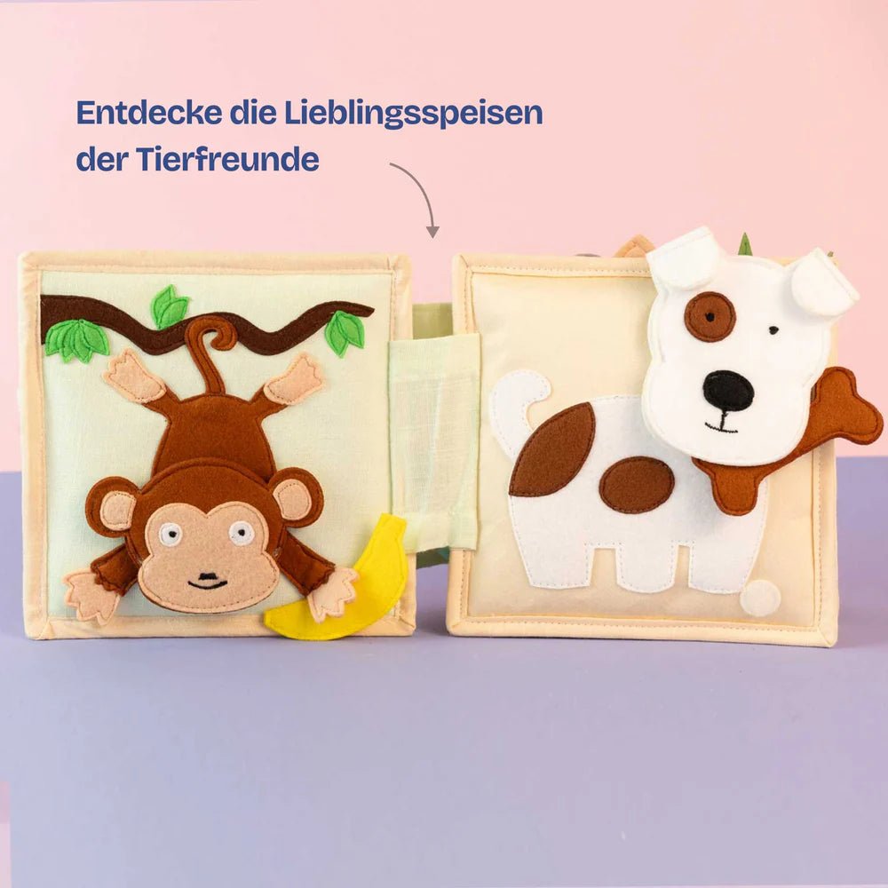 Mini Quiet Book "Tierfreunde" (ab 4 Monaten) Jolly Designs - malmichmunt.com