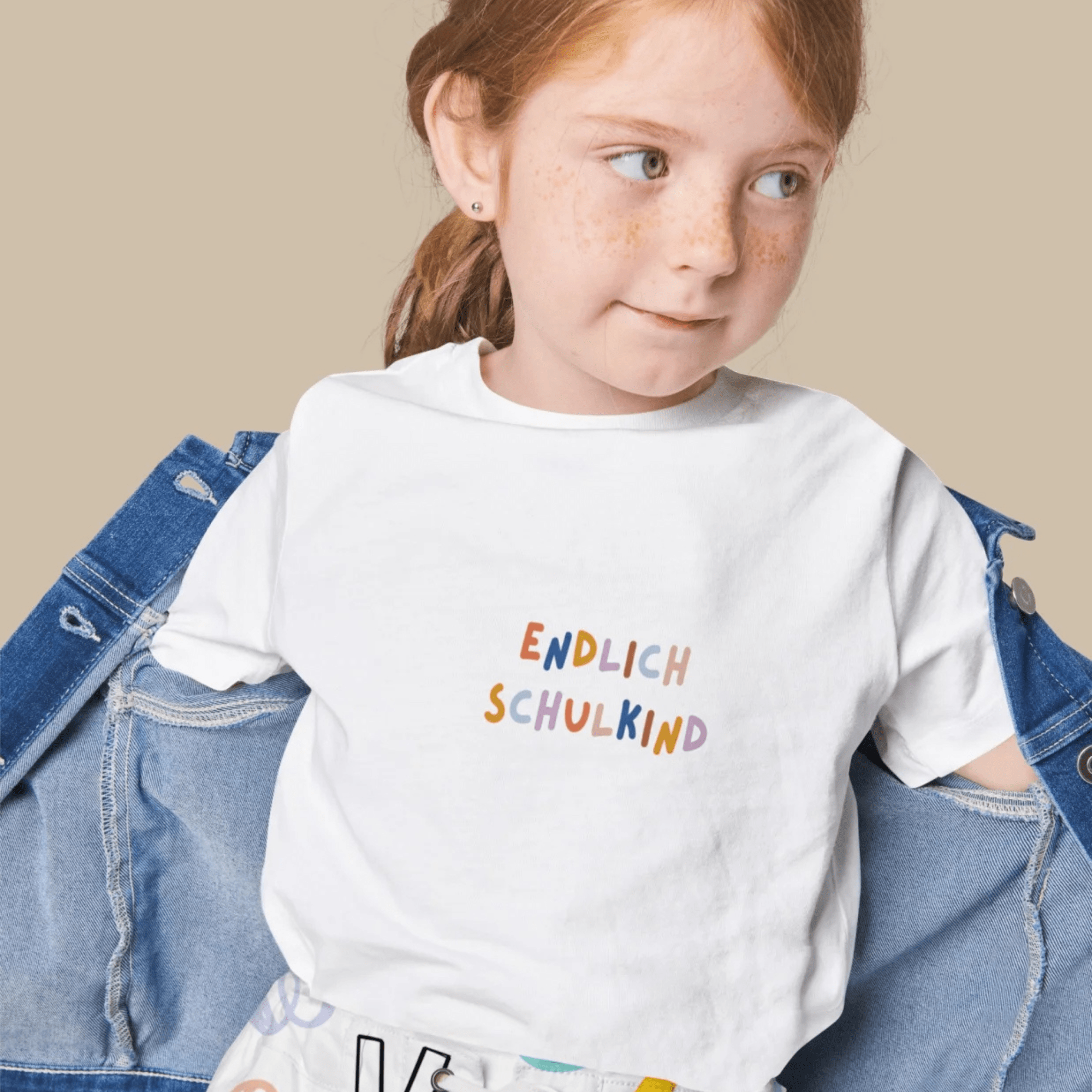 Modern Kids Art - Bügelbild "Endlich Schulkind" klein Modern Kids Art - malmichmunt.com