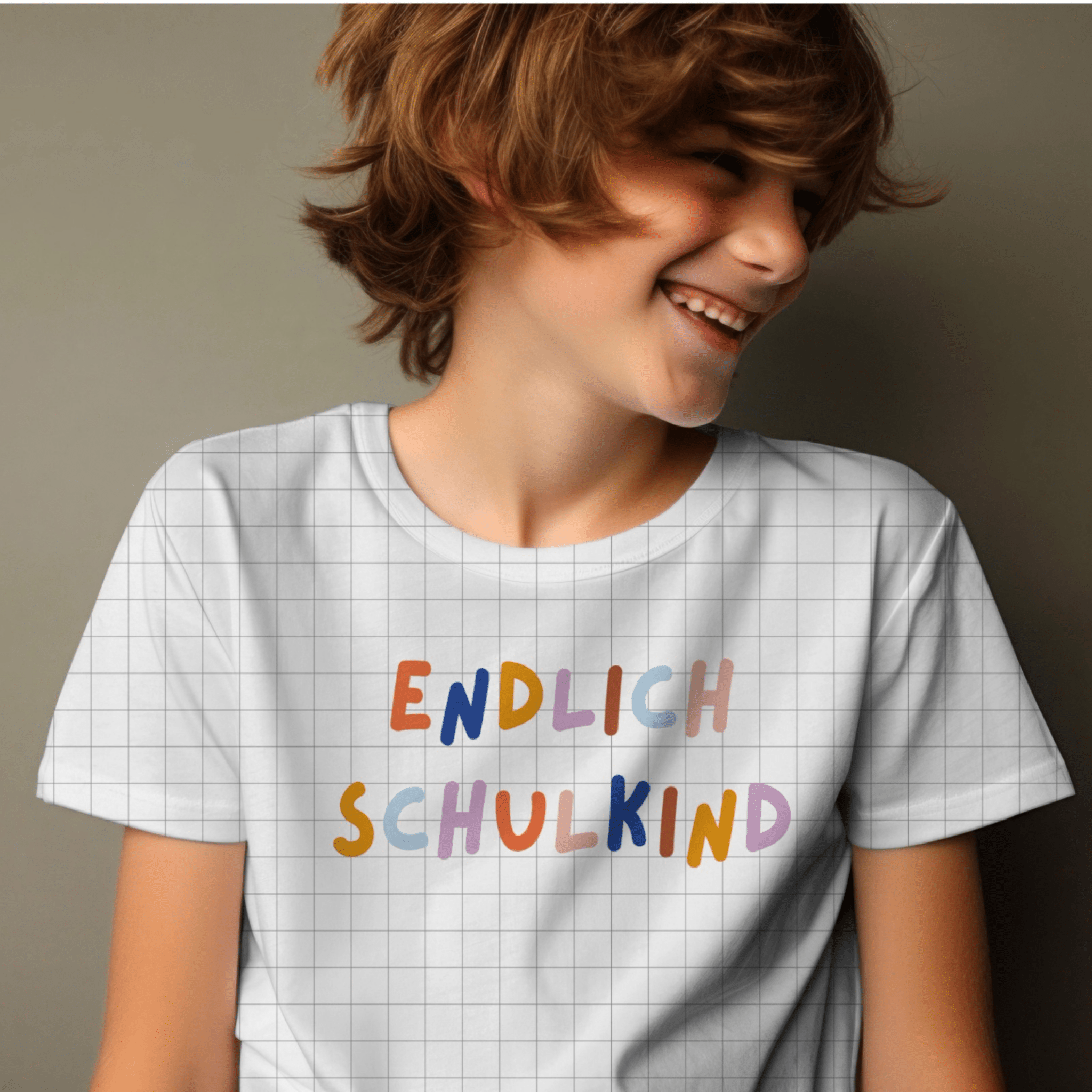 Modern Kids Art - Bügelbild "Endlich Schulkind" groß Modern Kids Art - malmichmunt.com