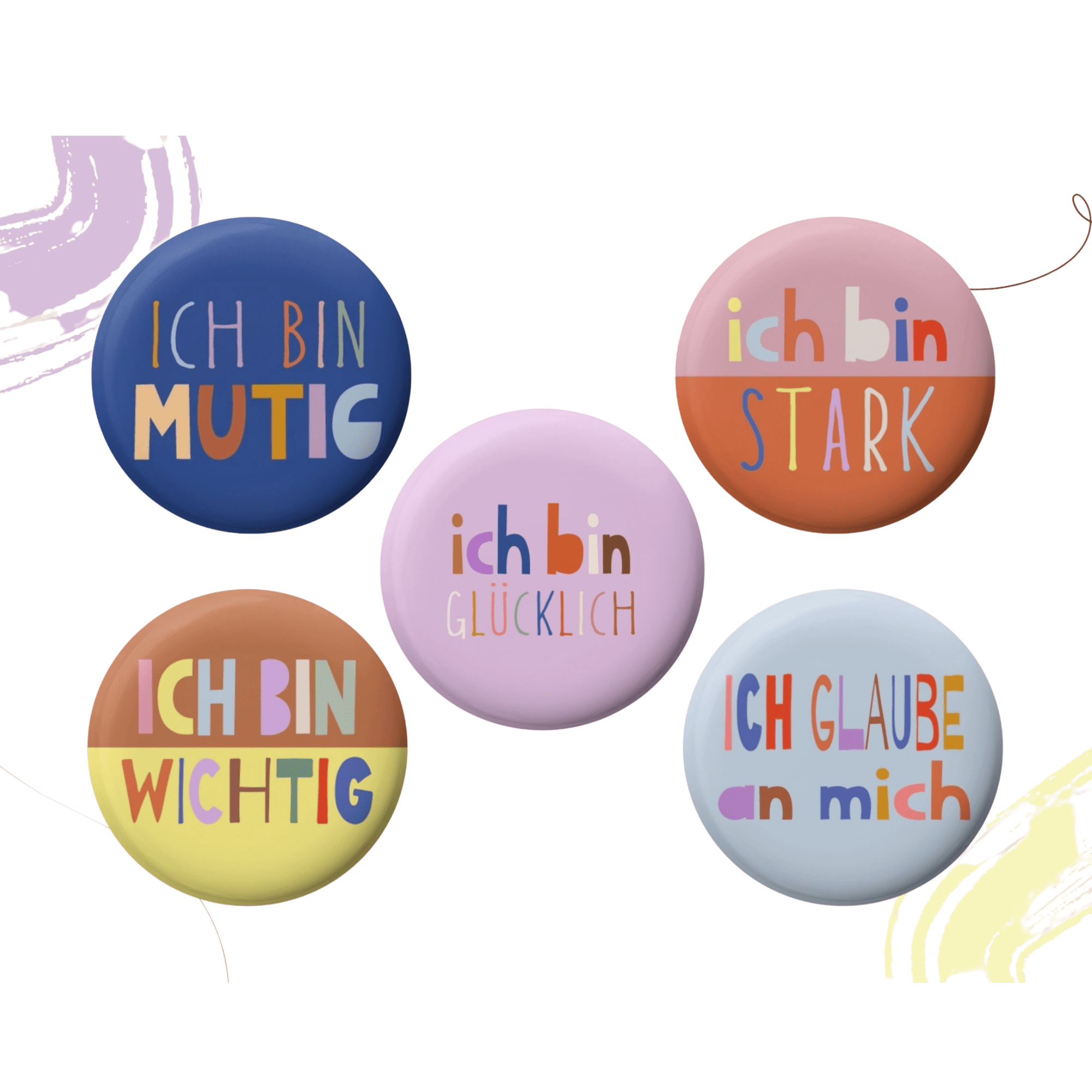 Modern Kids Art - Magnet Affirmation, verschiedene Motive Modern Kids Art - malmichmunt.com