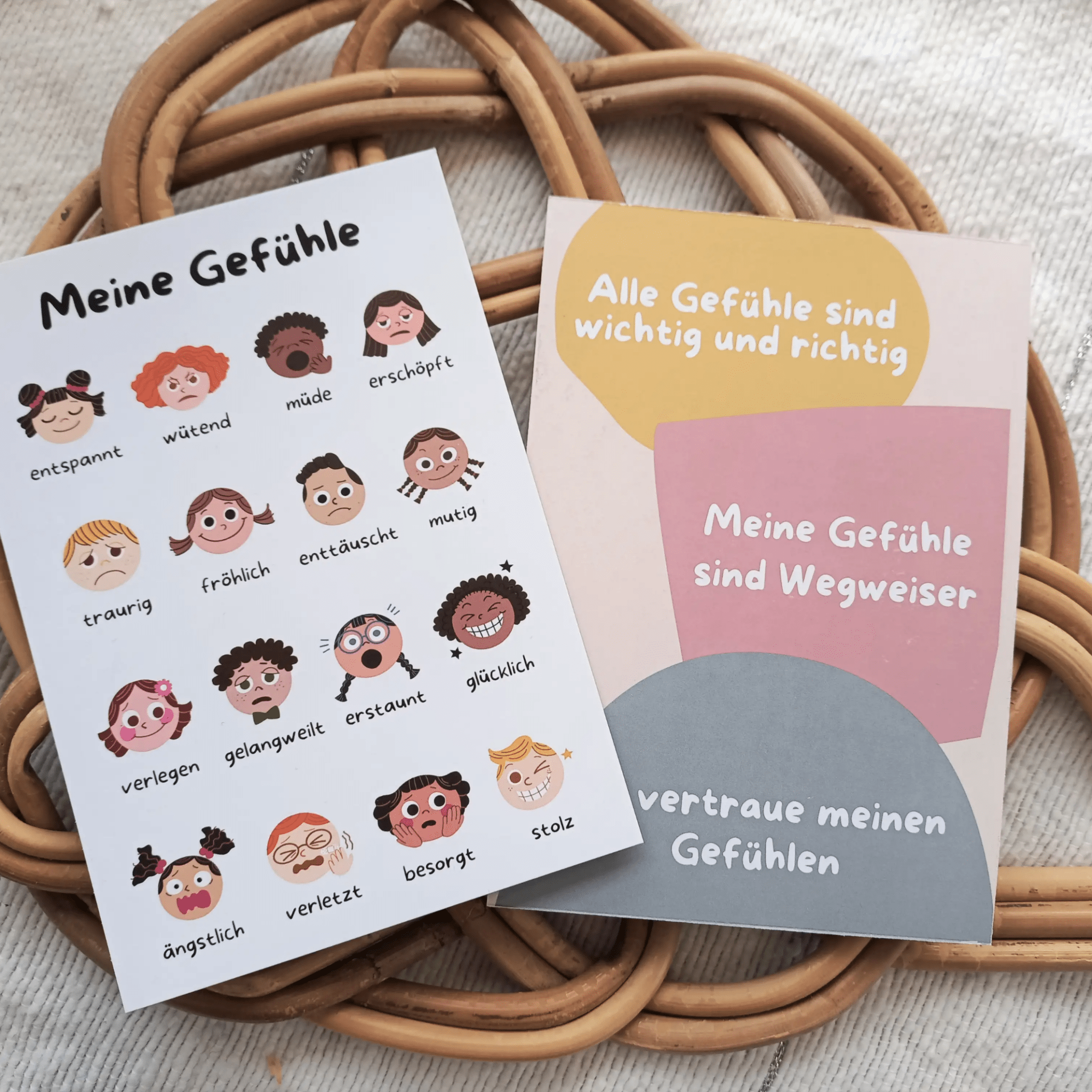 Modern Kids Art - Meine Gefühlskarten Set für Kinder Modern Kids Art - malmichmunt.com