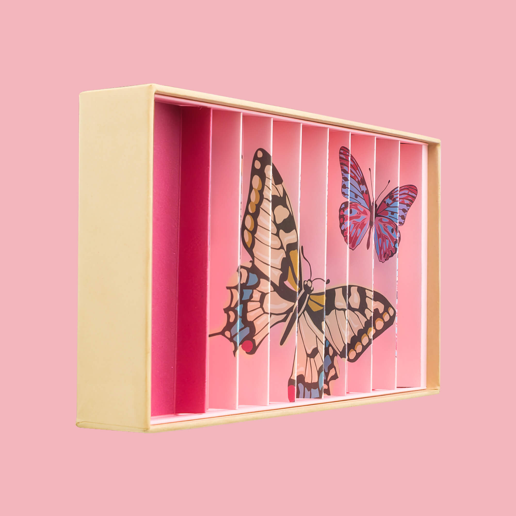 Murmel - Box Schmetterling Anamorphic Billes & Co - malmichmunt.com