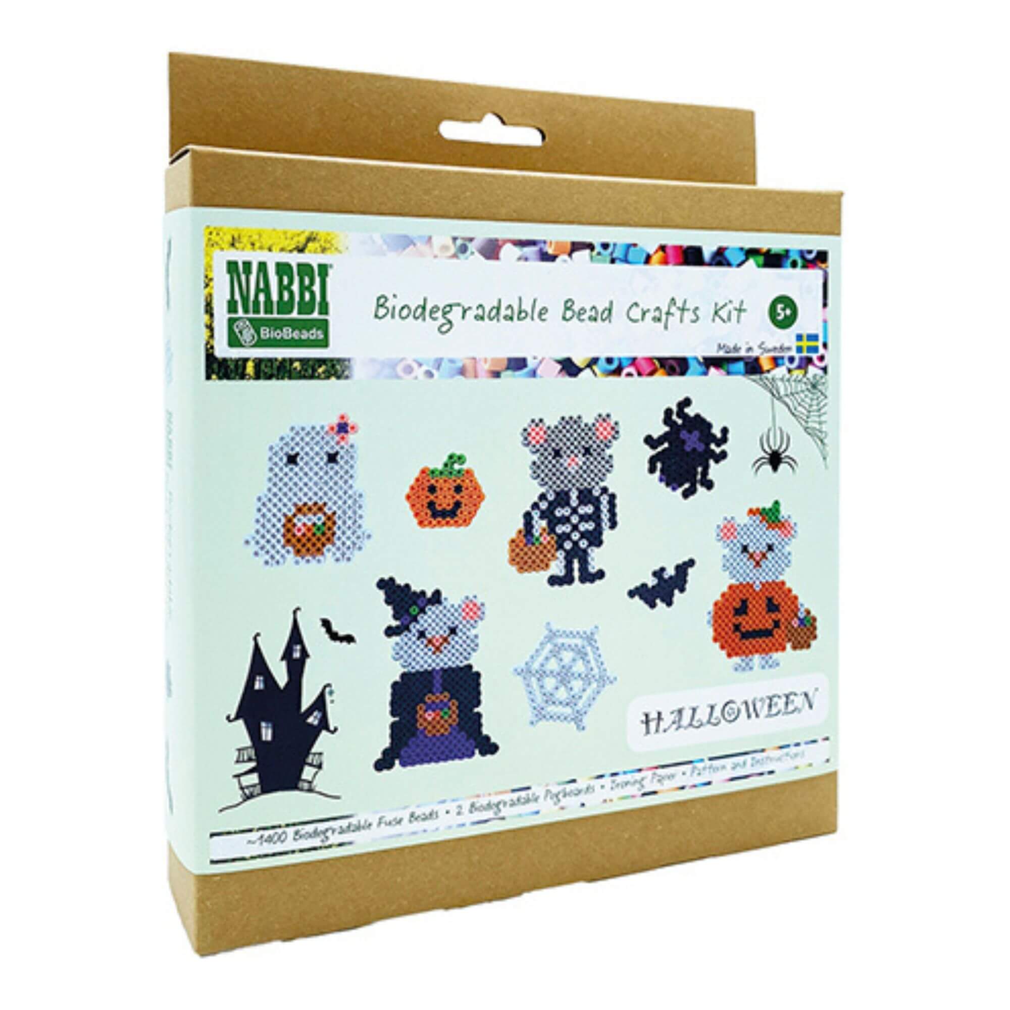 Nabbi Bio Bügelperlen - Halloween Kit Nabbi - malmichmunt.com