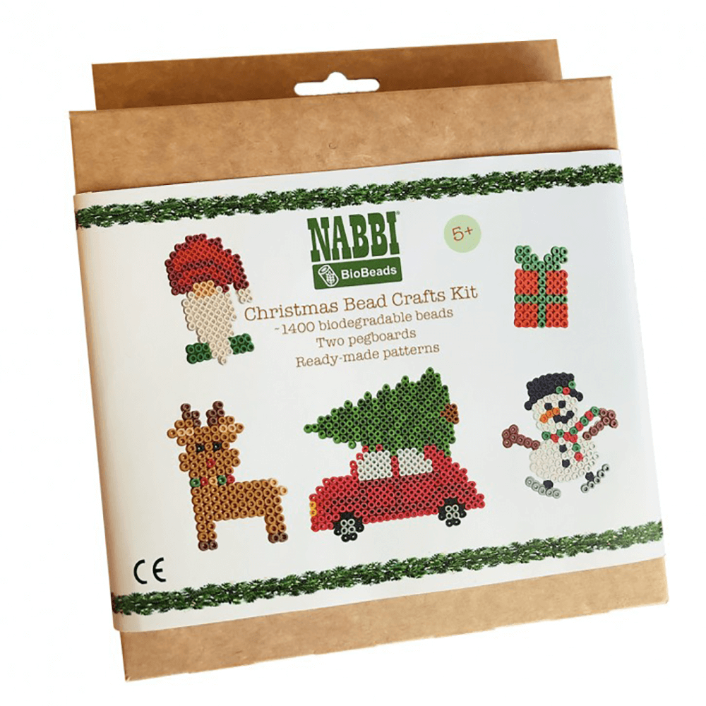 Nabbi Bio Bügelperlen Set Santa Car Kit Nabbi - malmichmunt.com