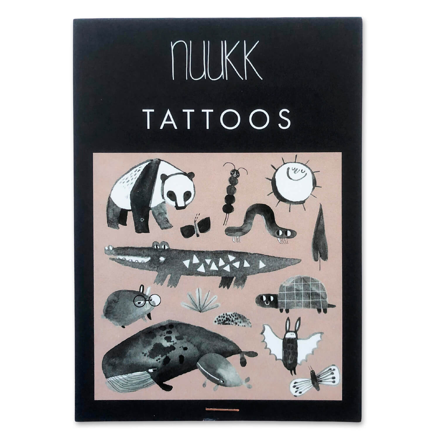 Nuukk Kindertattoo Crocodile and Friends Nuukk - malmichmunt.com