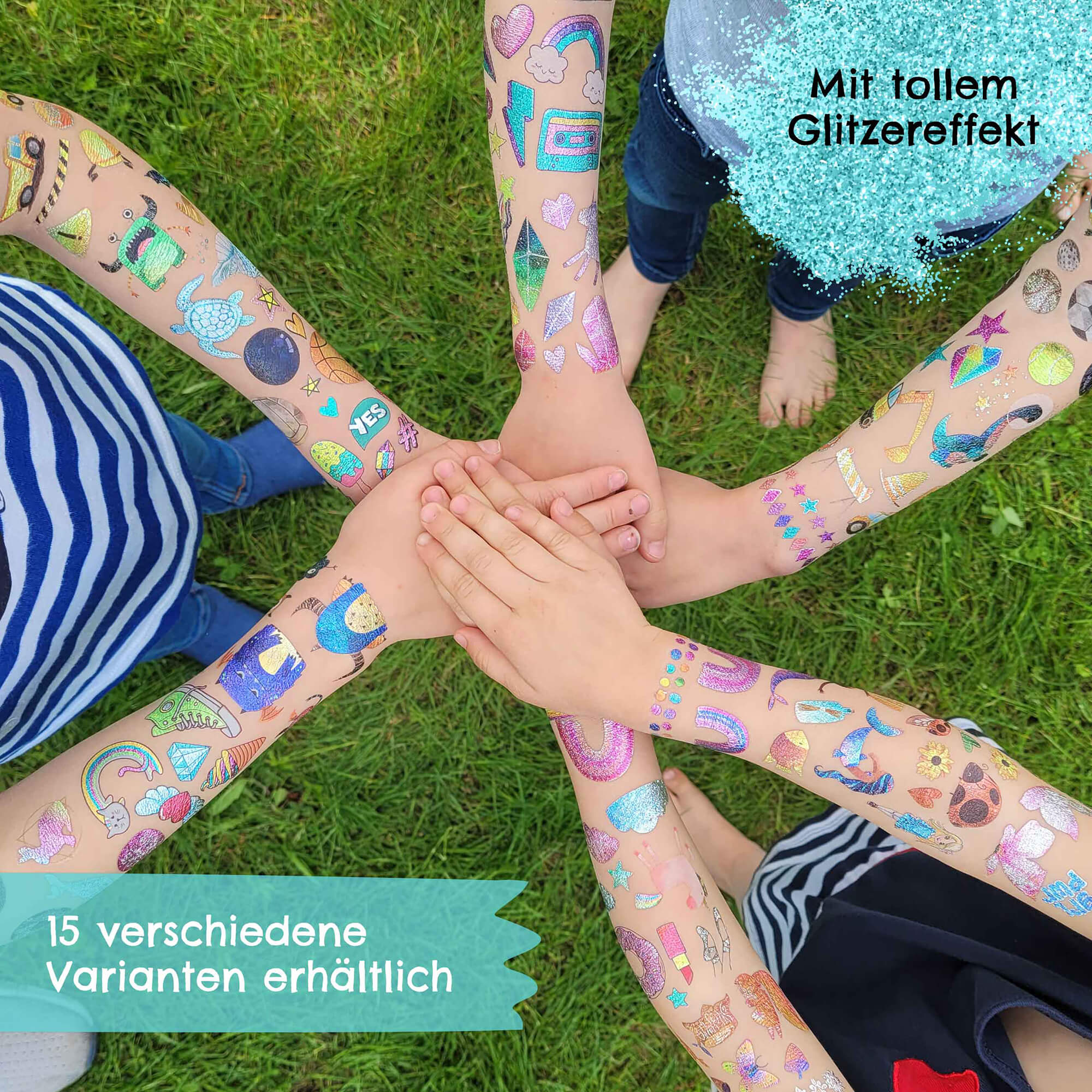 Papierdrachen Kindertattoo Metallic - Bagger und Dino Papierdrachen - malmichmunt.com