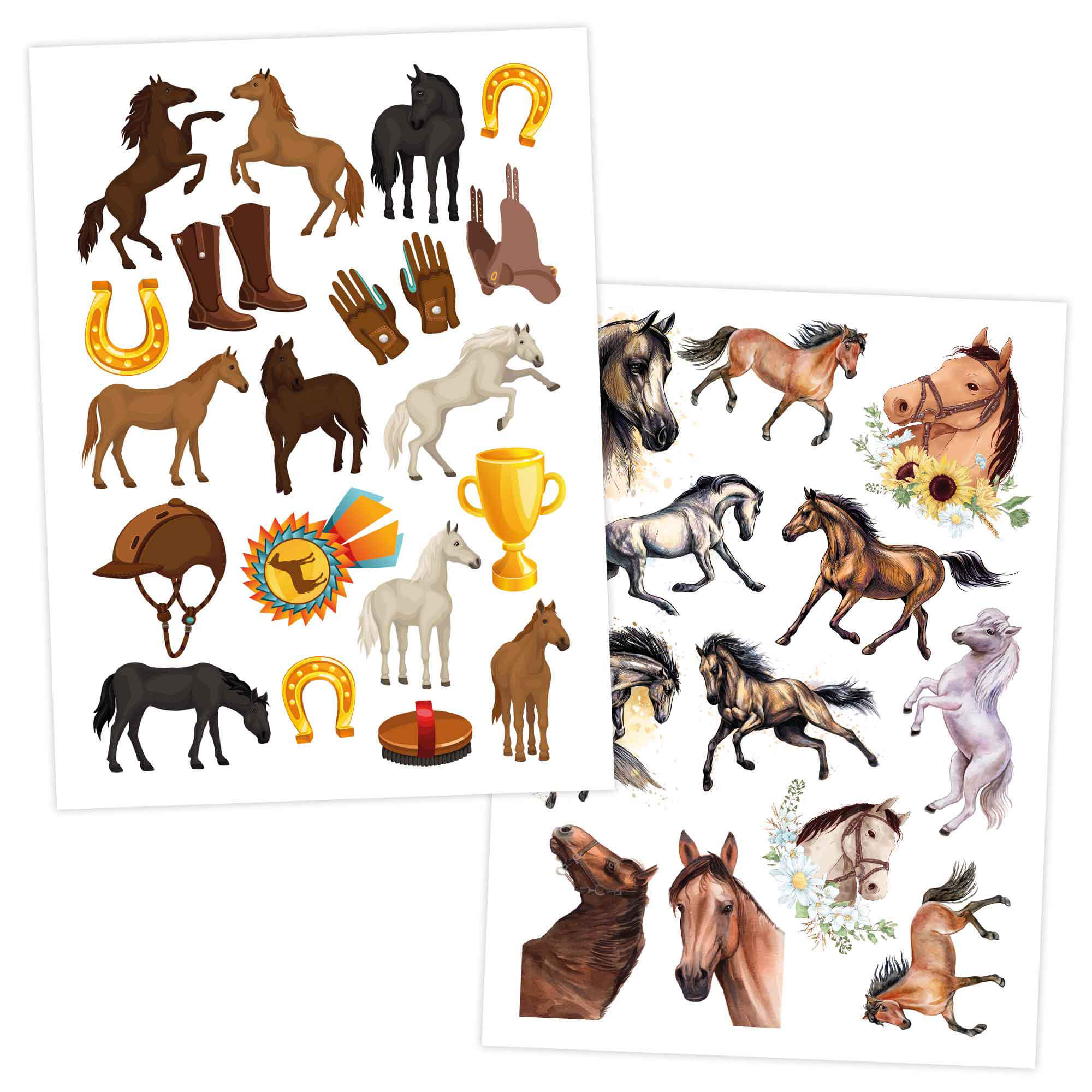 Papierdrachen Kindertattoos Pferde Papierdrachen - malmichmunt.com
