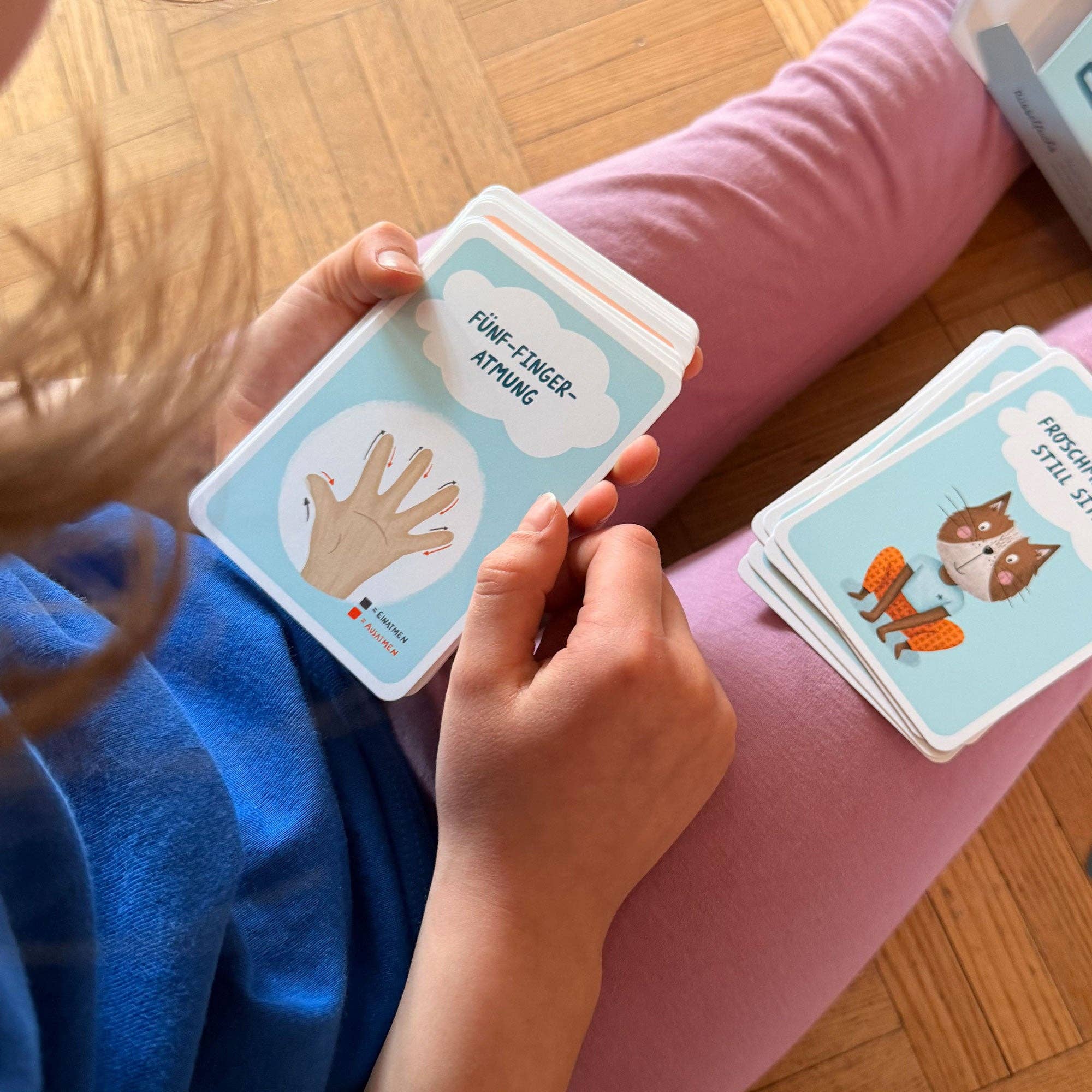 Pause im Kopf – Achtsamkeitskarten für Kinder Rüsselfuchs - malmichmunt.com