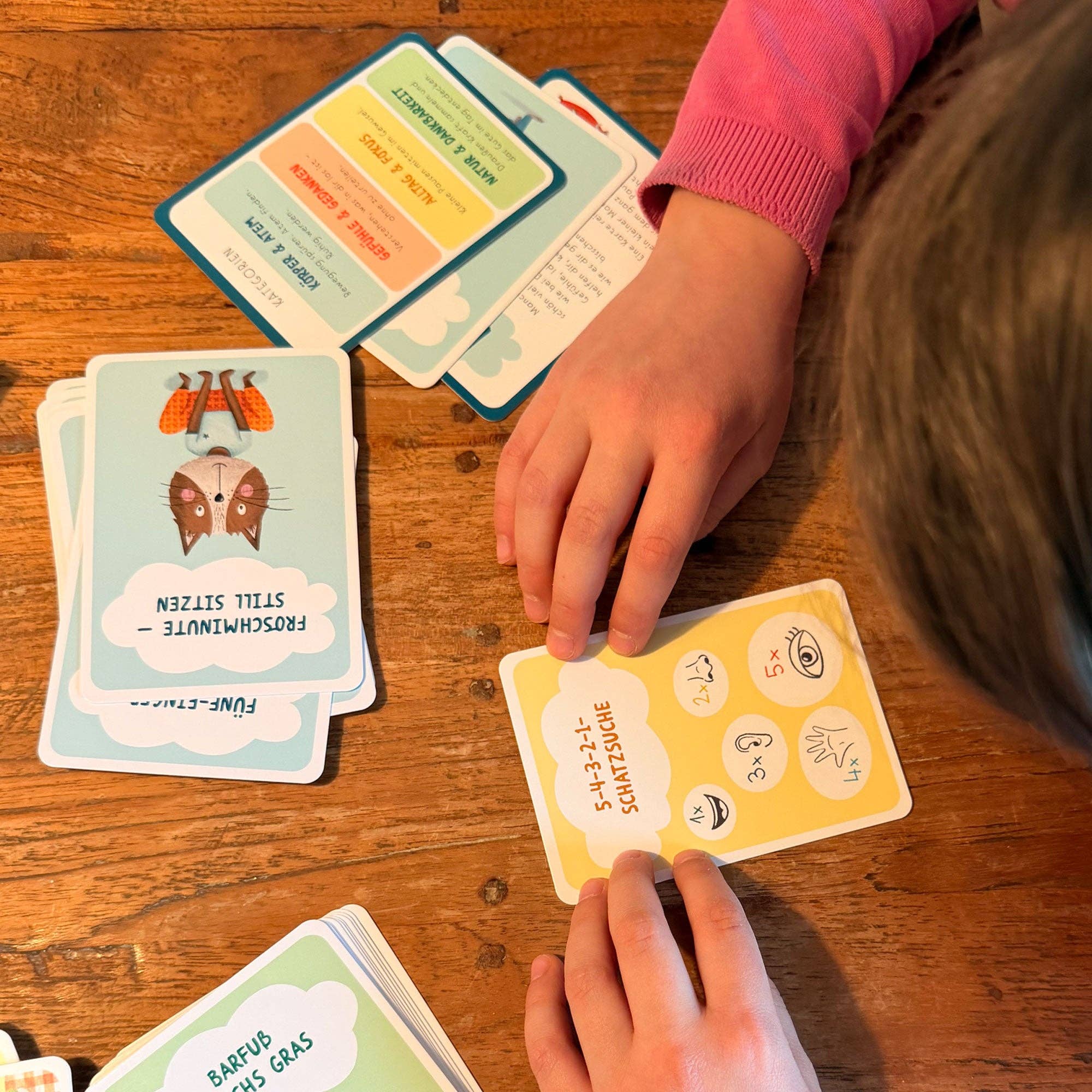 Pause im Kopf – Achtsamkeitskarten für Kinder Rüsselfuchs - malmichmunt.com