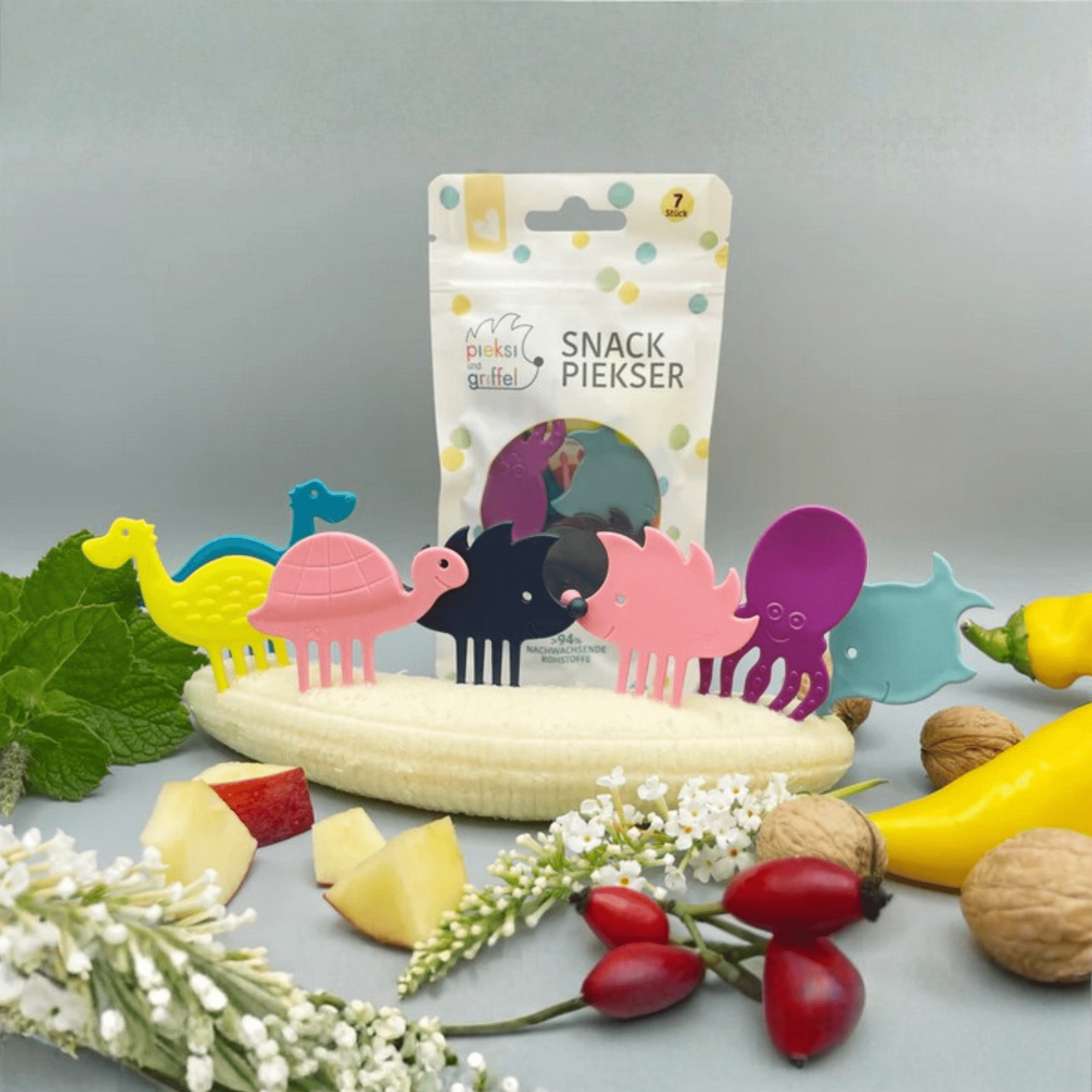 Piksi und Griffel Snack Piekser - "Feel Good Pieksis" Pieksi und Griffel - malmichmunt.com