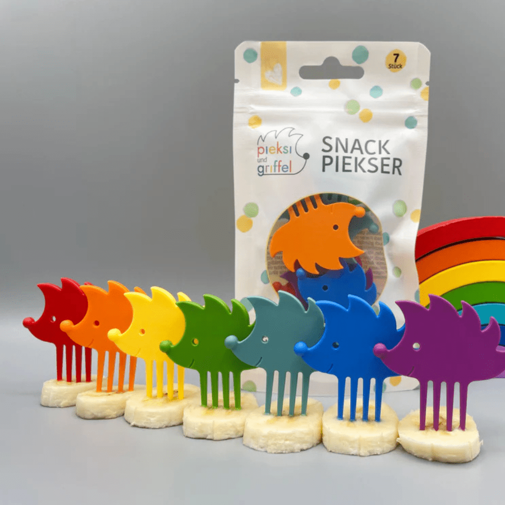 Piksi und Griffel Snack Piekser - "Rainbow" Pieksi und Griffel - malmichmunt.com