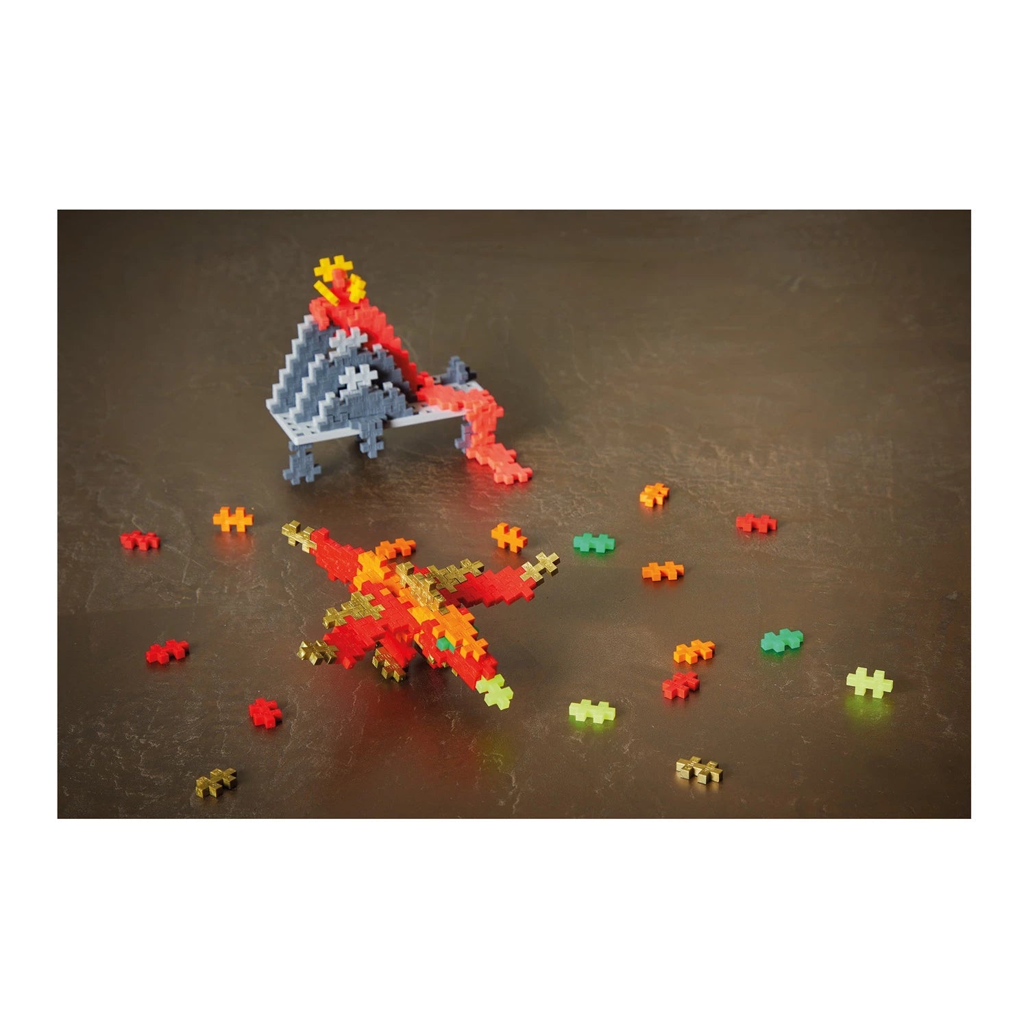 Plus - Plus 100 Kreativ Bausteine Drache Plus Plus - malmichmunt.com