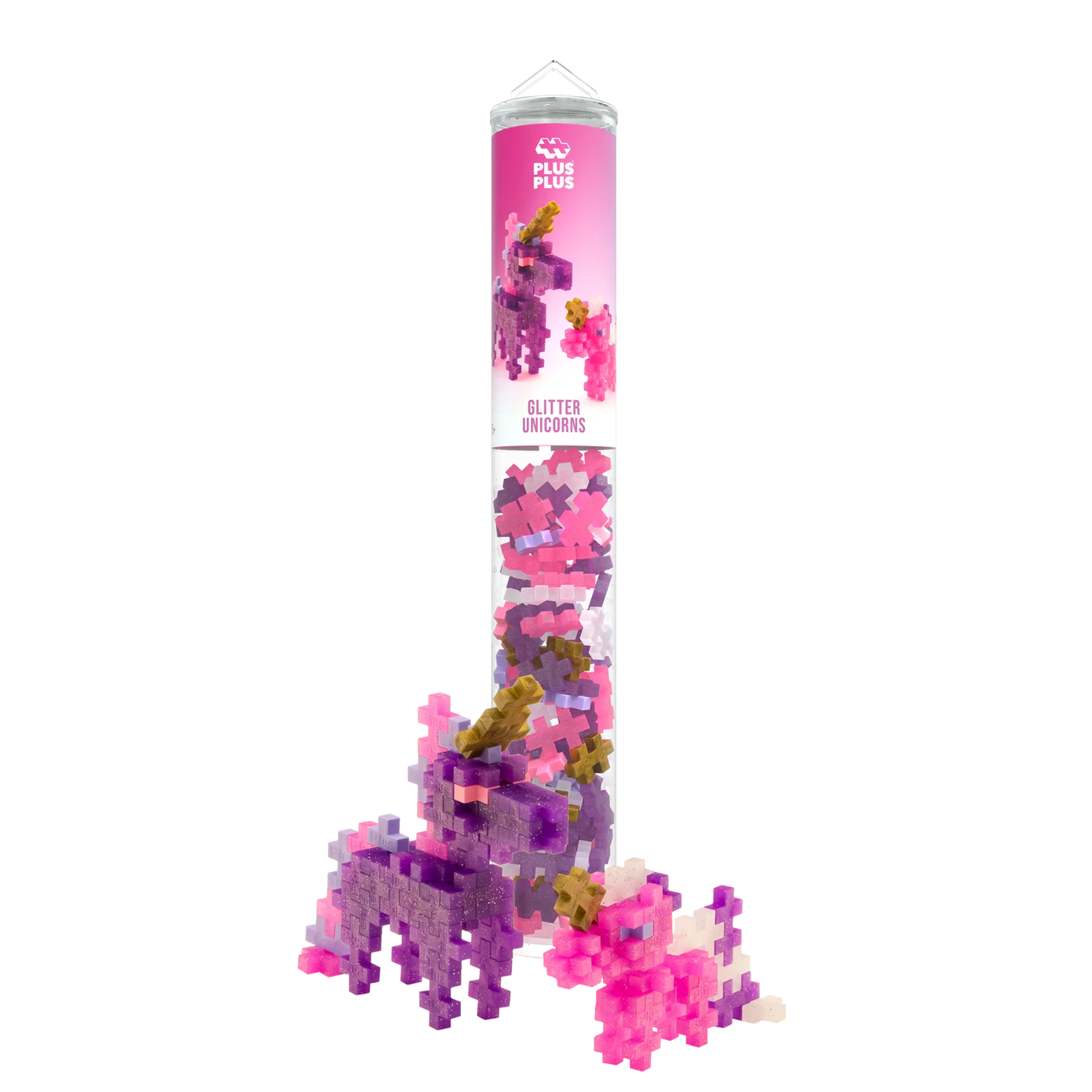 Plus - Plus 100 Kreativ Bausteine Glitzereinhorn Plus Plus - malmichmunt.com