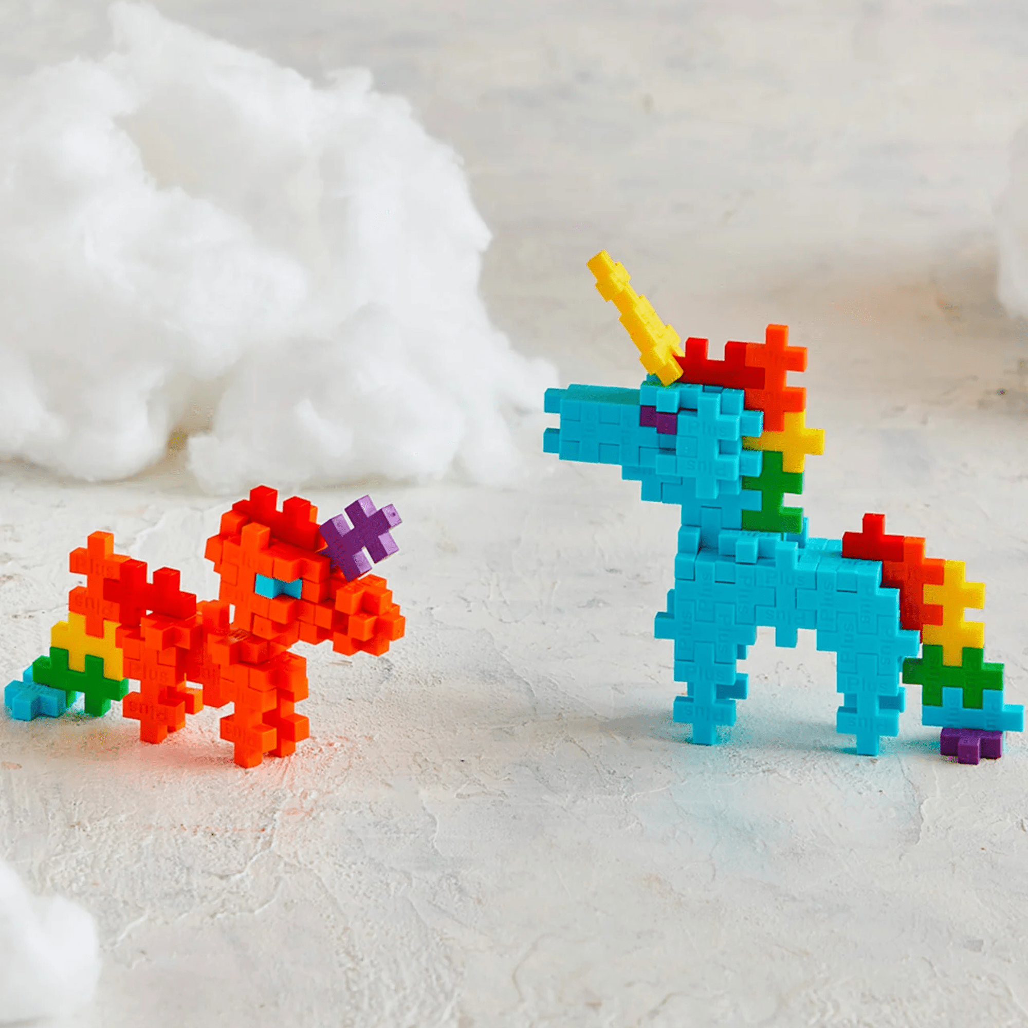 Plus - Plus 100 Kreativ Bausteine Regenbogen Einhorn Plus Plus - malmichmunt.com