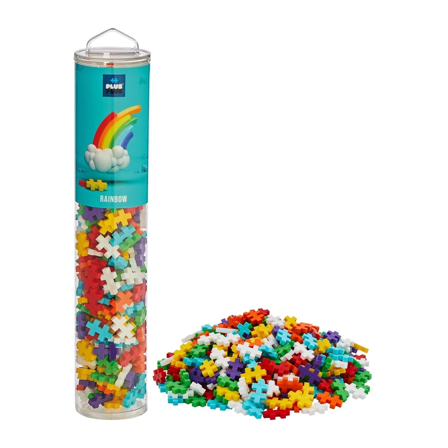 Plus - Plus 240 Kreativ Bausteine Regenbogen Plus Plus - malmichmunt.com