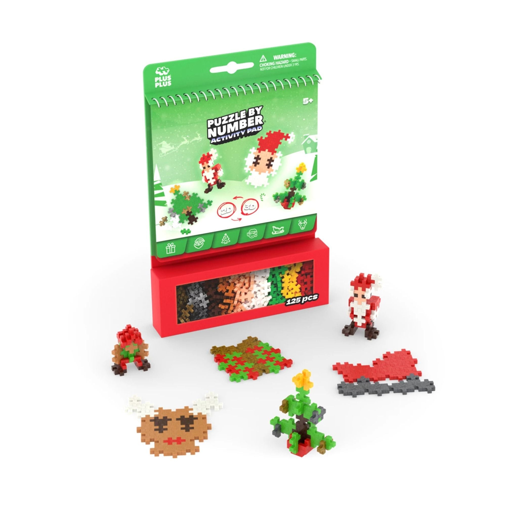 Plus-Plus Activity Pad - Weihnachten Plus Plus - malmichmunt.com