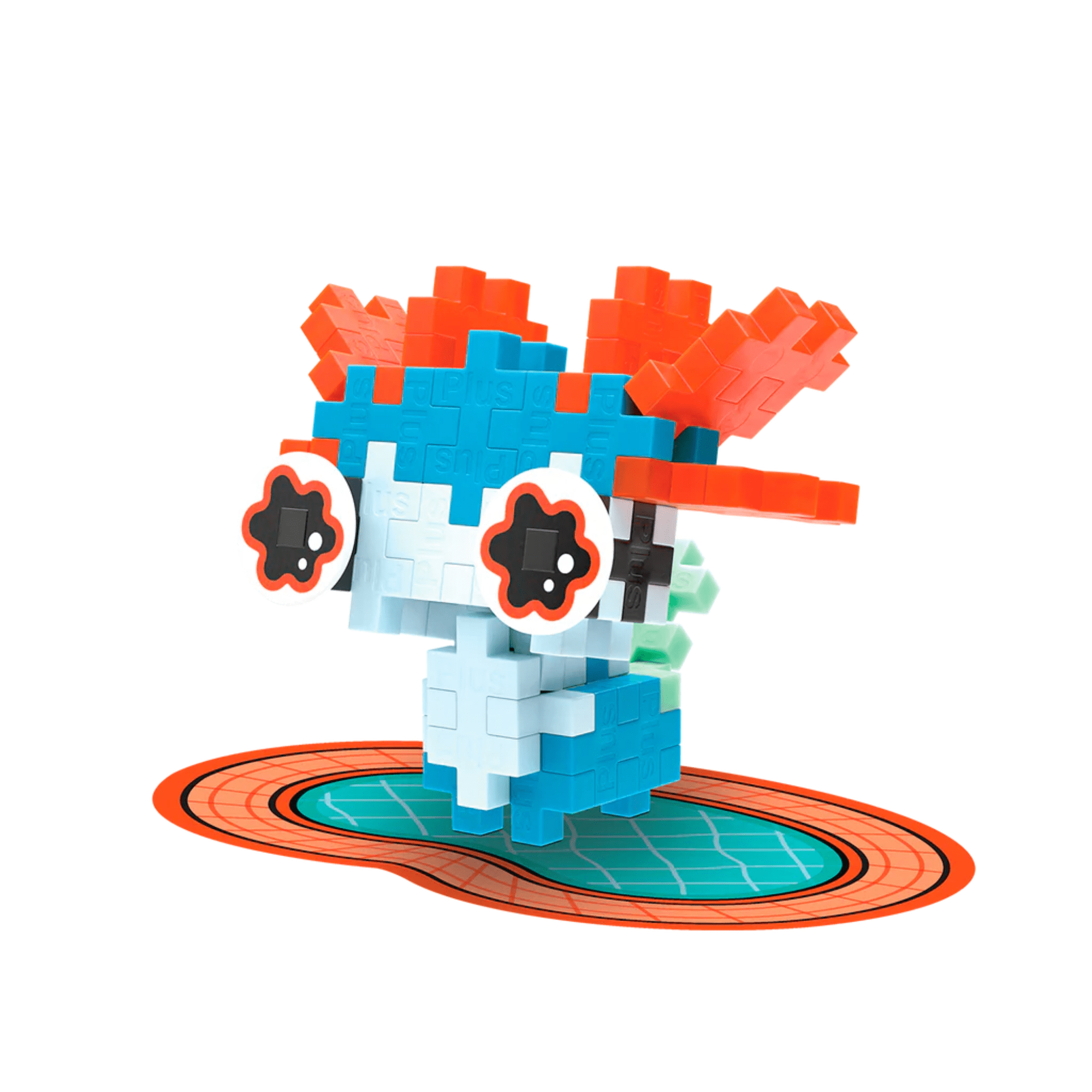 Plus - Plus Kreativ Bausteine Haustiere - Axolotl (blau) Plus Plus - malmichmunt.com